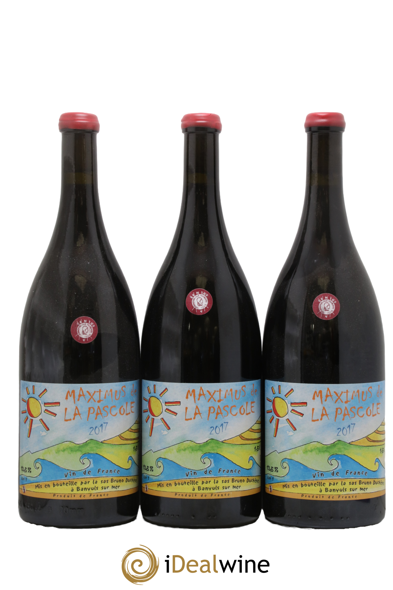 Vin de France Le Maximus de la Pascole Bruno Duchêne 2017 - Lot of 3 magnums - 0