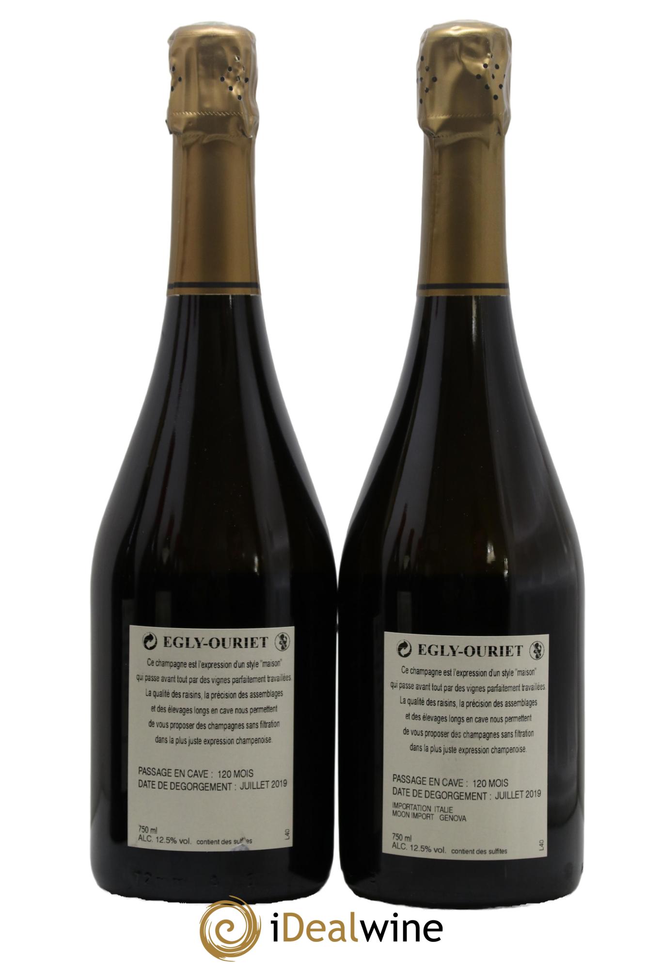 Ambonnay Vieilles Vignes Brut Millésimé Egly-Ouriet 2008 - Lot of 2 bottles - 1