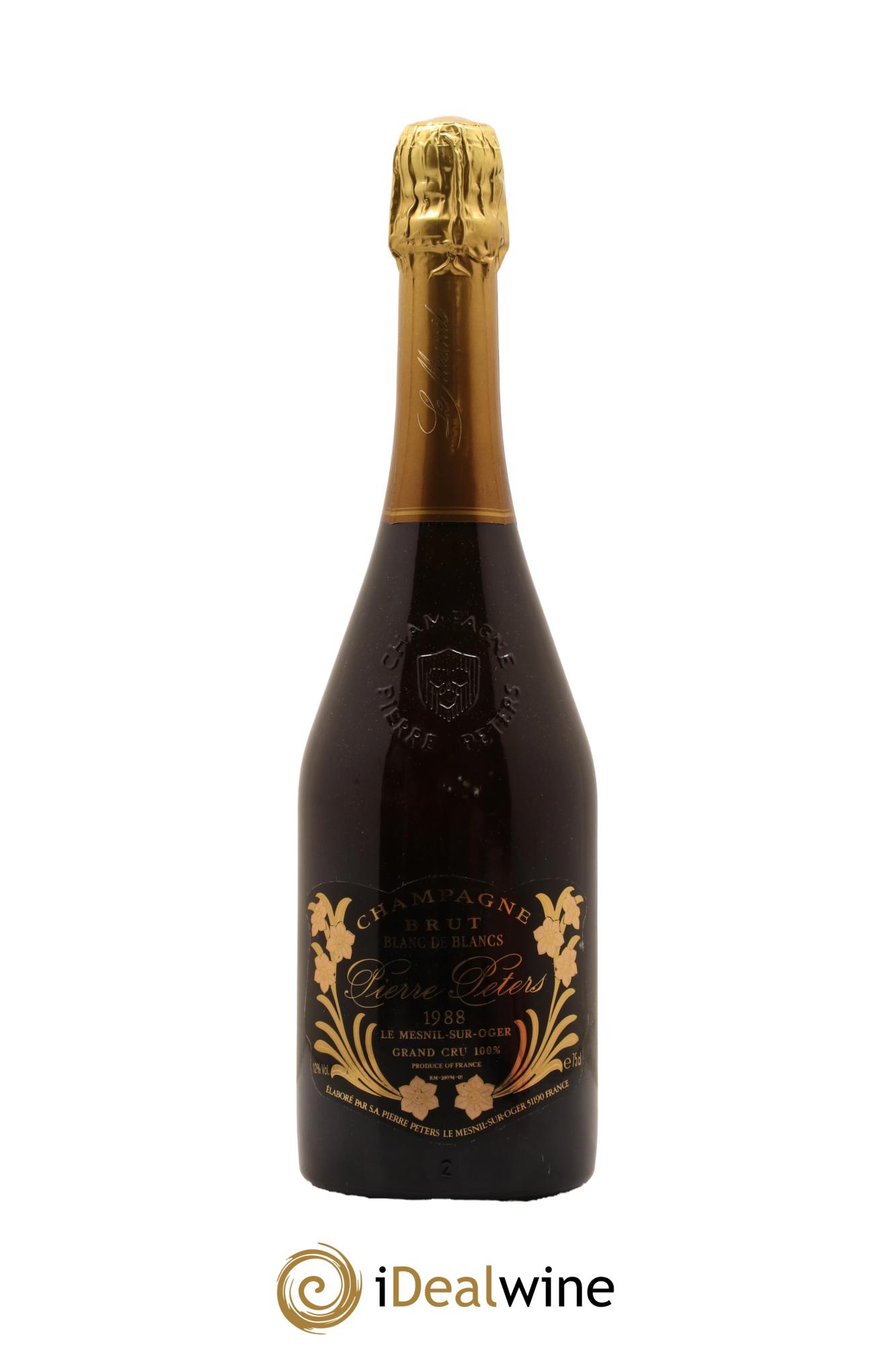 Champagne Brut Blanc de Blancs Grand Cru Pierre Péters 1988 - Lot de 1 bouteille - 0