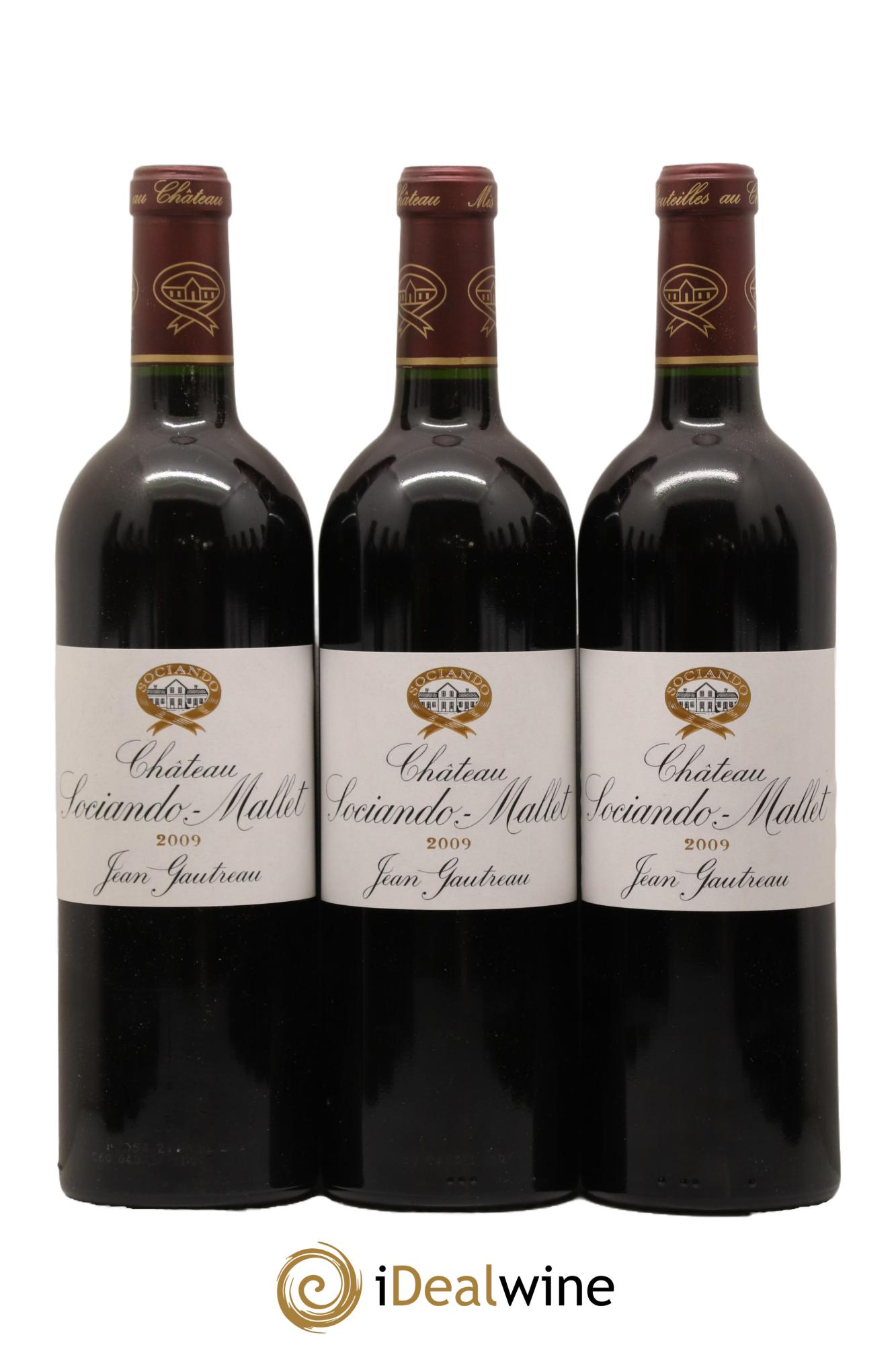 Château Sociando Mallet 2009 - Lot de 12 bouteilles - 1