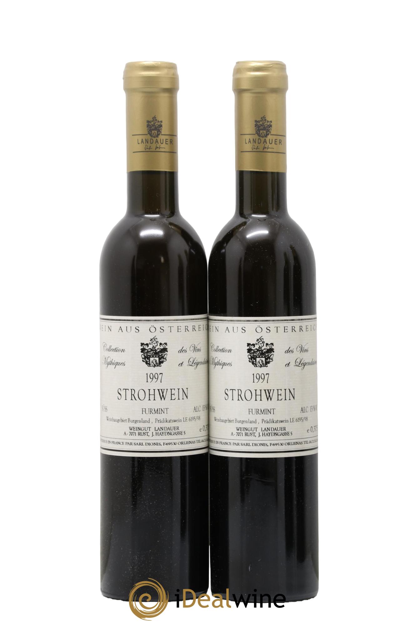 Autriche Strohwein Furmint Collection Mythiques 1997 - Lotto di 2 mezze bottiglie - 0