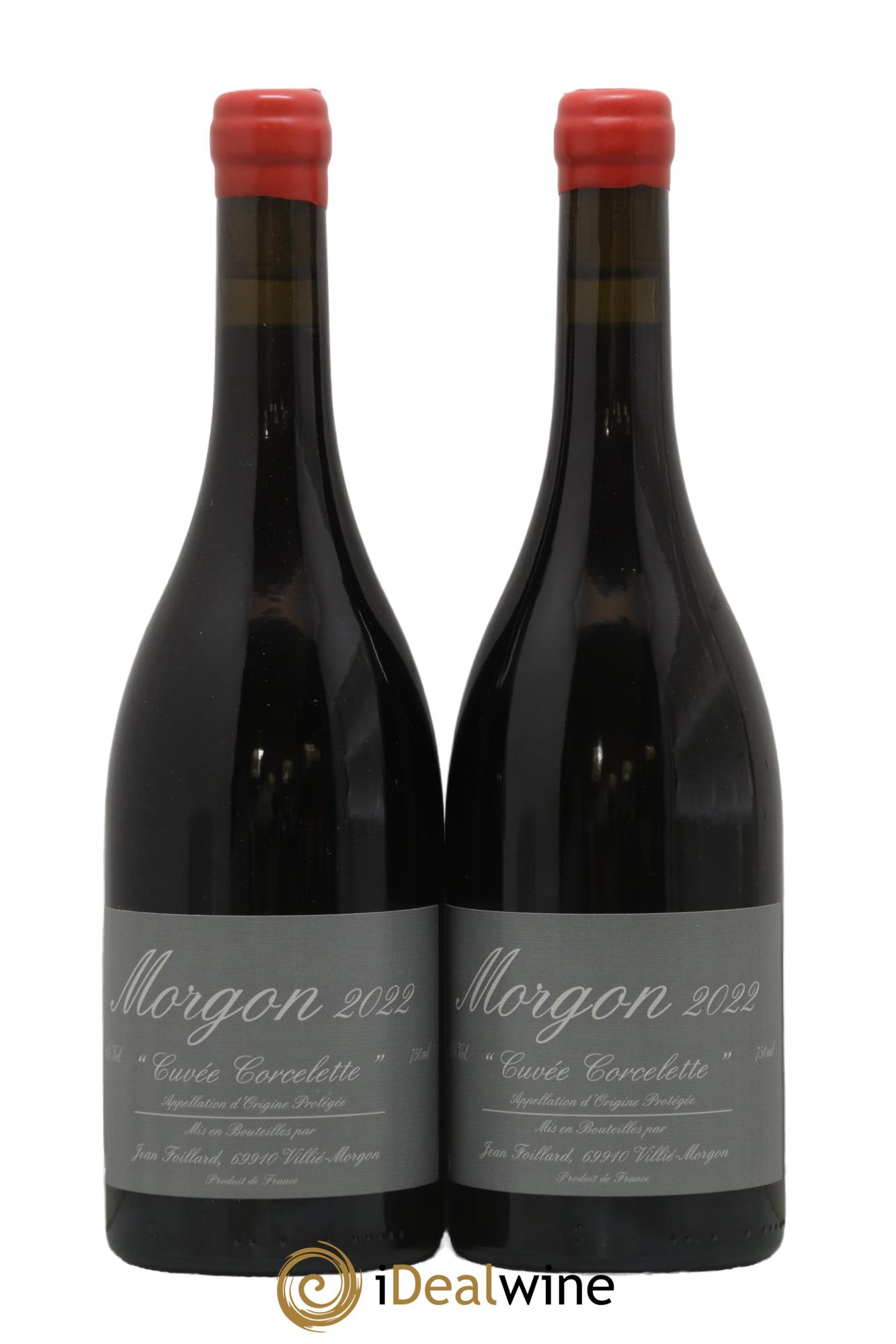 Morgon Corcelette Jean Foillard 2022 - Lot de 2 bouteilles - 0