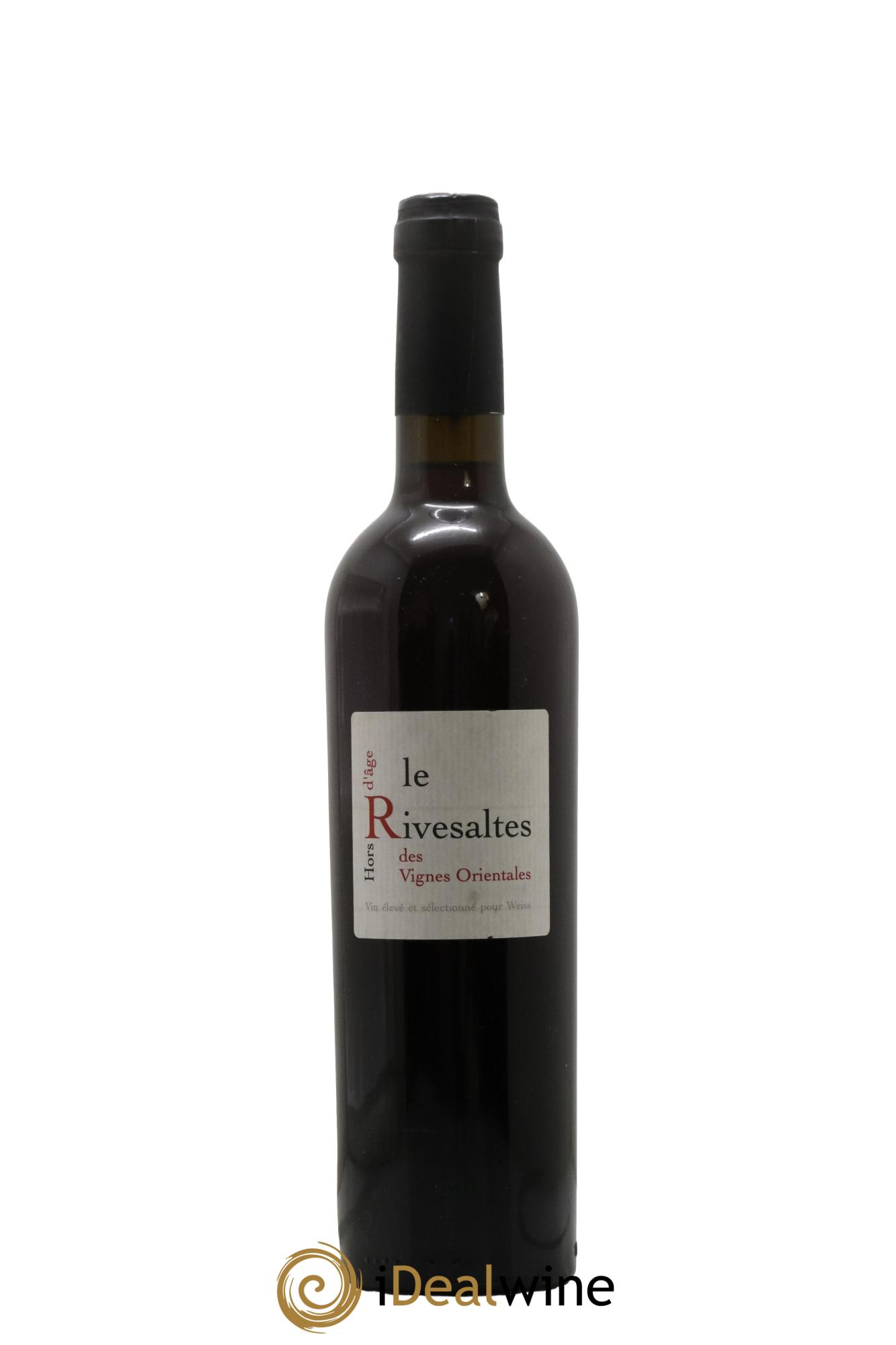 Rivesaltes Hors d'Age Sélectionné pour Weiss - Lot de 1 format 50cl - 0