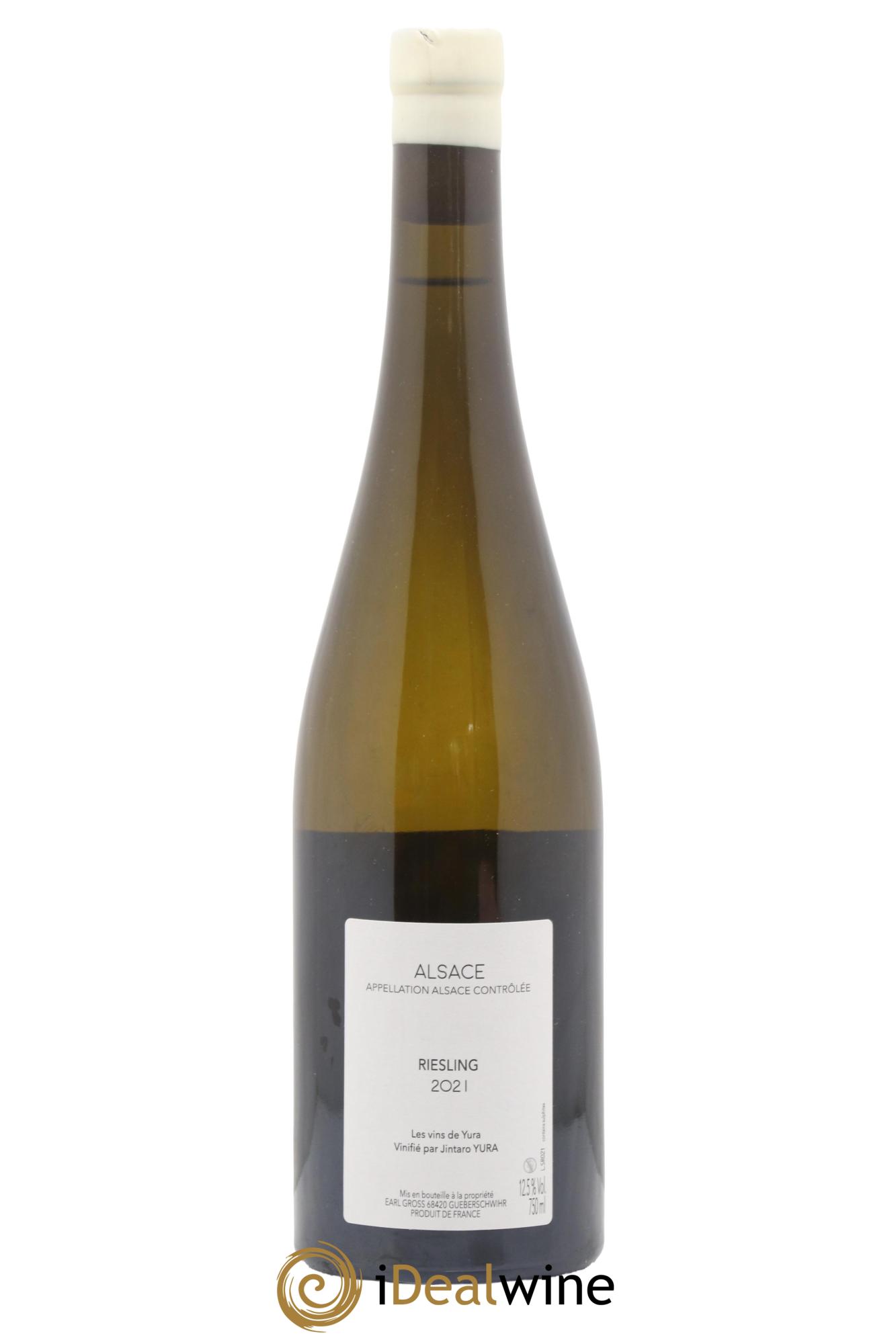 Alsace Le silence et la résonance Jintaro Yura 2021 - Lot de 1 bouteille - 1