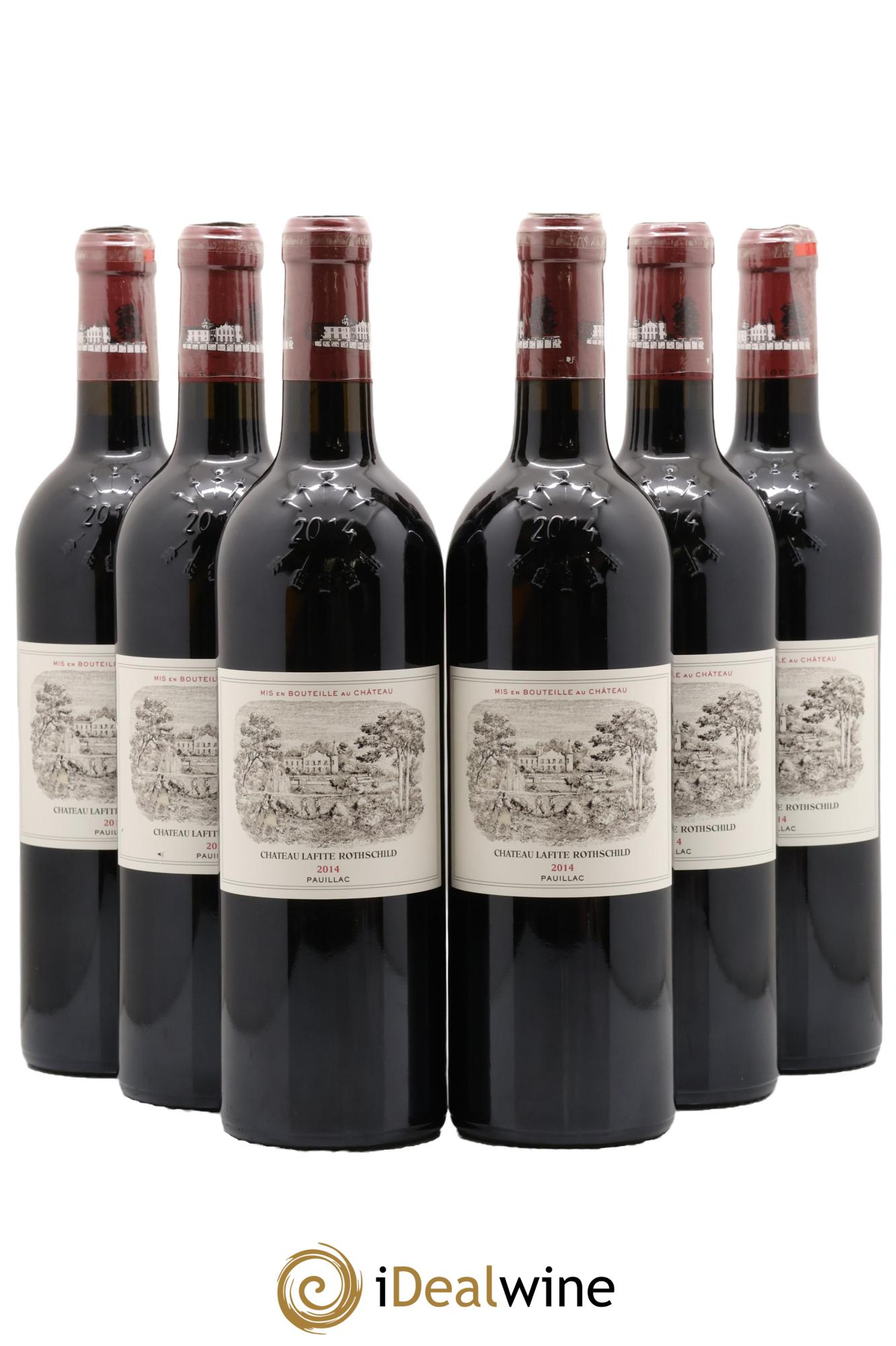 Château Lafite Rothschild 1er Grand Cru Classé 2014 - Lot de 6 bouteilles - 0