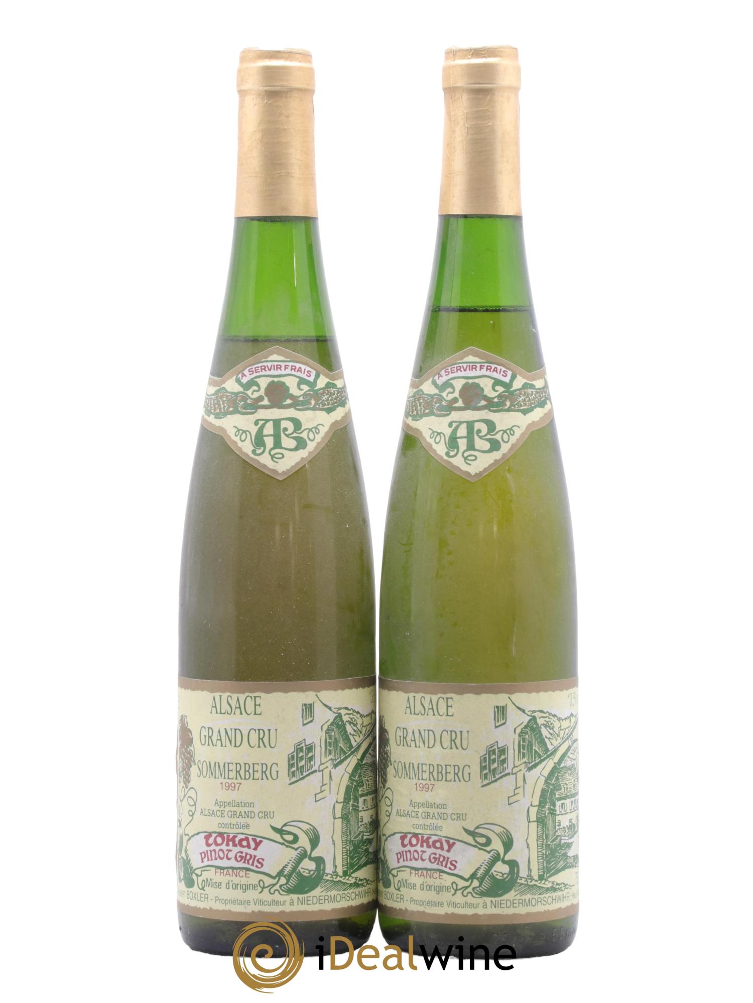 Alsace Pinot Gris Grand Cru Sommerberg W Albert Boxler 1997 - Lotto di 2 bottiglie - 0