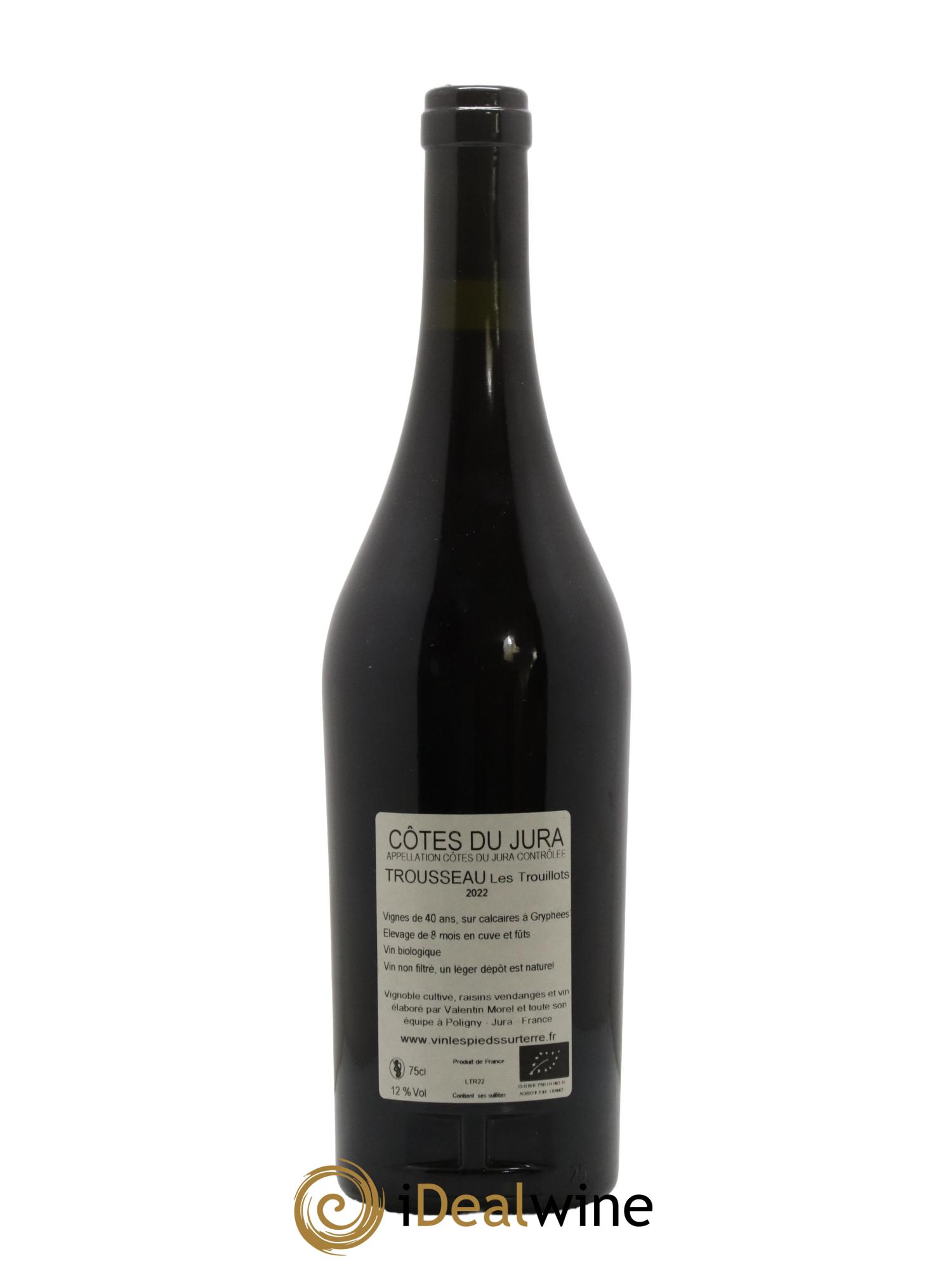 Côtes du Jura Trousseau - Les Trouillots Valentin Morel 2022 - Lot de 1 bouteille - 1