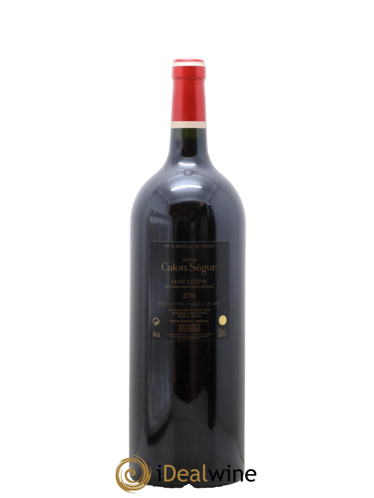 Château Calon Ségur 3ème Grand Cru Classé 2016 - Lot de 1 magnum - 1