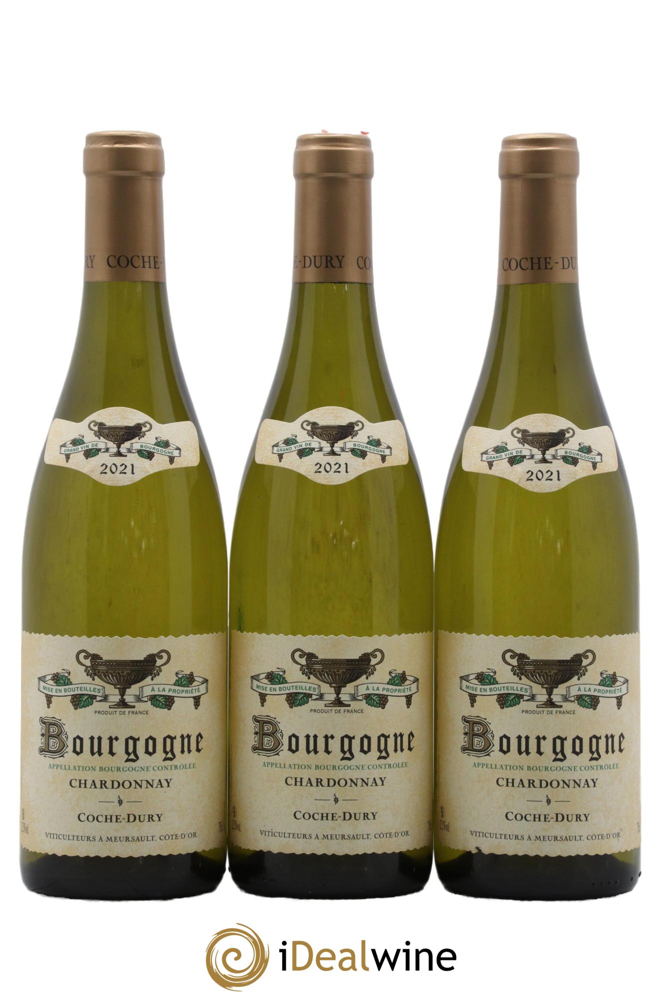 Bourgogne Coche Dury (Domaine) 2021 - Lot of 3 bottles - 0