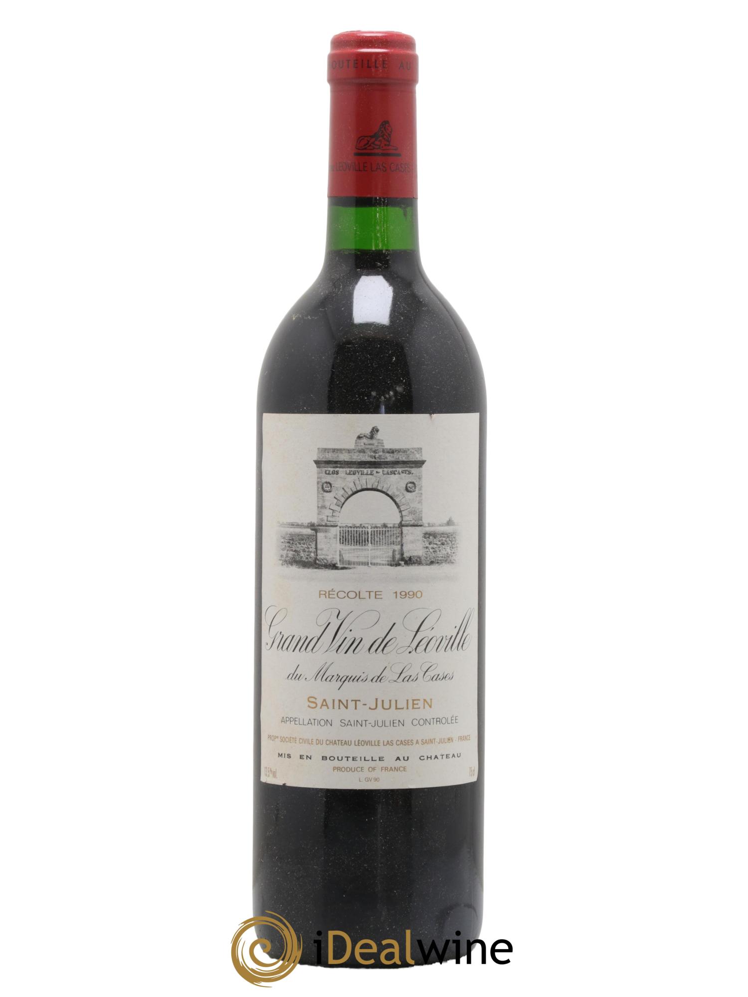 Château Léoville Las Cases 2ème Grand Cru Classé 1990 - Lot de 1 bouteille - 0