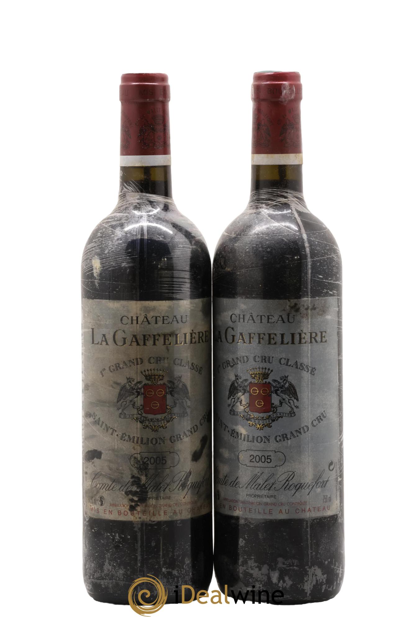 Château la Gaffelière 1er Grand Cru Classé B 2005 - Lot of 2 bottles - 0
