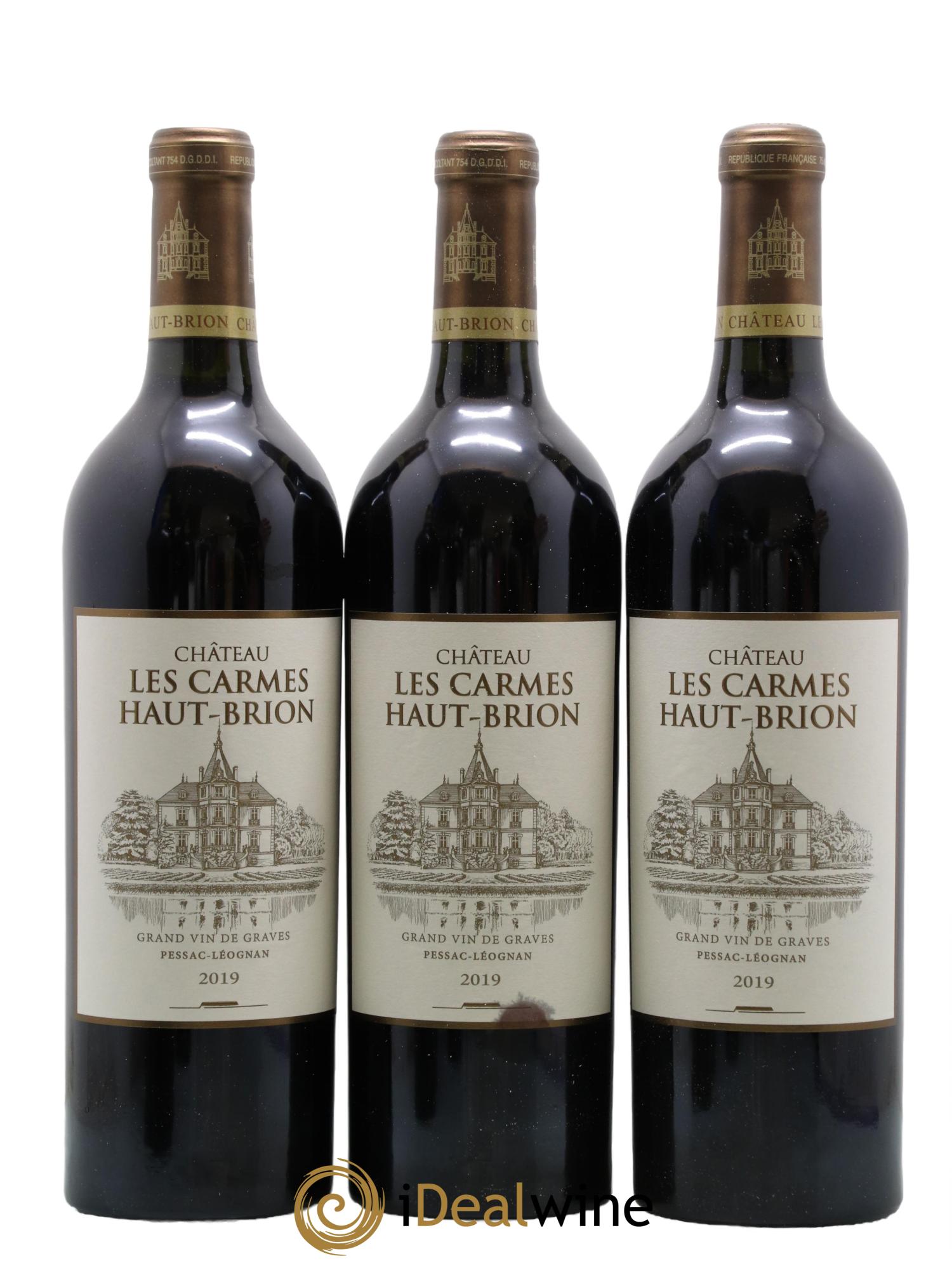 Château Les Carmes Haut-Brion 2019 - Lot de 6 bouteilles - 3