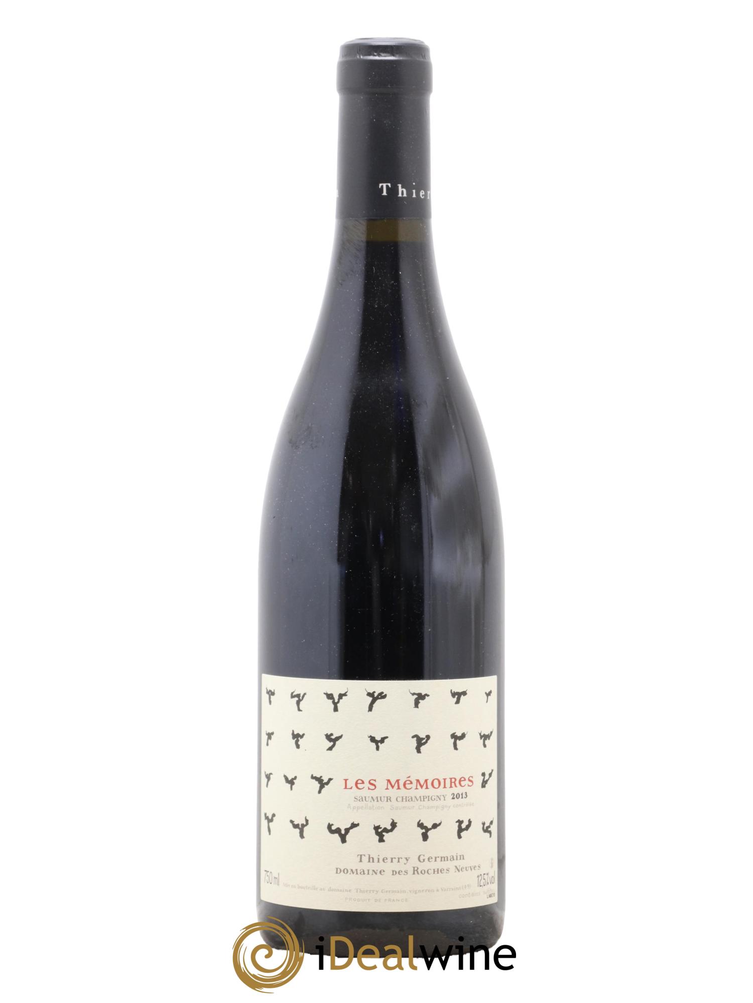 Saumur-Champigny Les Mémoires Domaine des Roches Neuves - Thierry Germain 2013 - Lot de 1 bouteille - 0