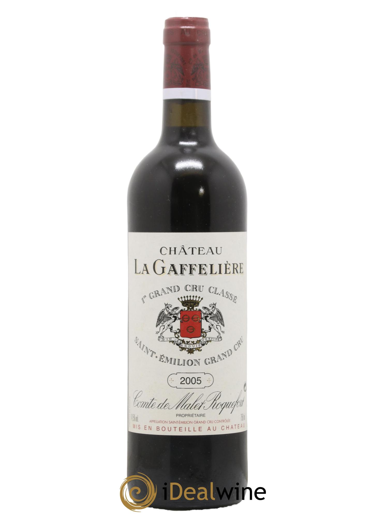 Château la Gaffelière 1er Grand Cru Classé B 2005 - Lot de 1 bouteille - 0