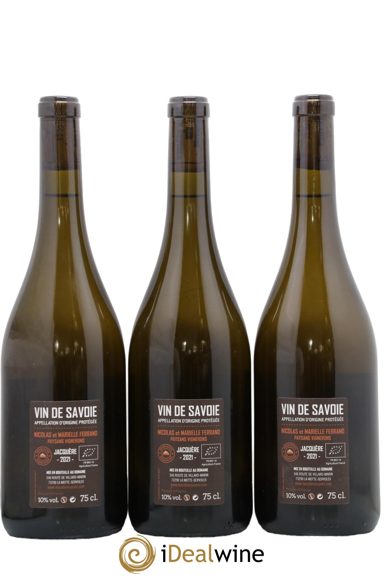 Vin de Savoie Armenaz Domaine des Côtes Rousses 2021 - Lotto di 3 bottiglie - 1