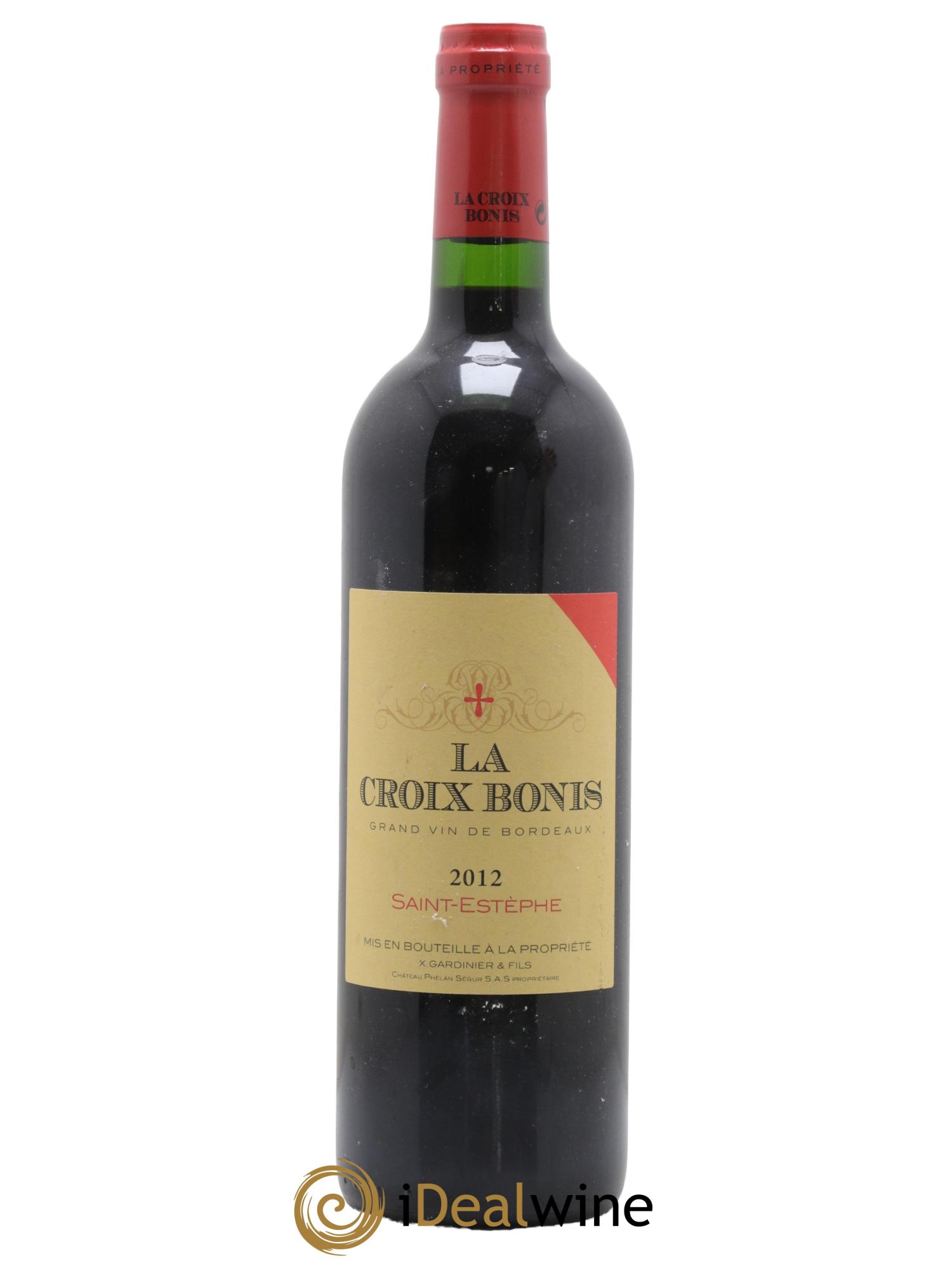 Saint-Estèphe La Croix Bonis Château Phélan 2012 - Lot de 1 bouteille - 0