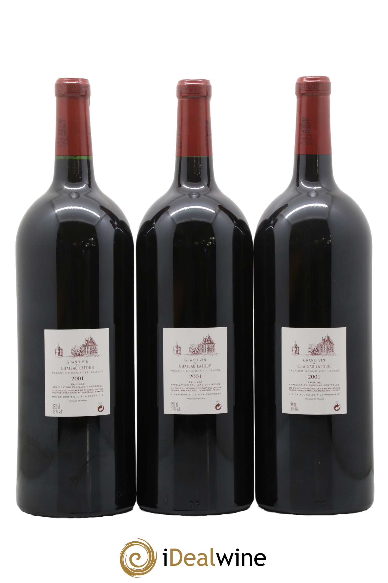 Château Latour 1er Grand Cru Classé 2001 - Lot de 6 magnums - 2
