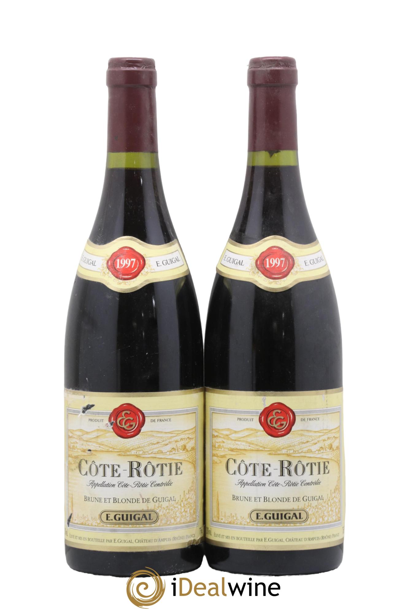 Côte-Rôtie Côtes Brune et Blonde Guigal 1997 - Lotto di 2 bottiglie - 0