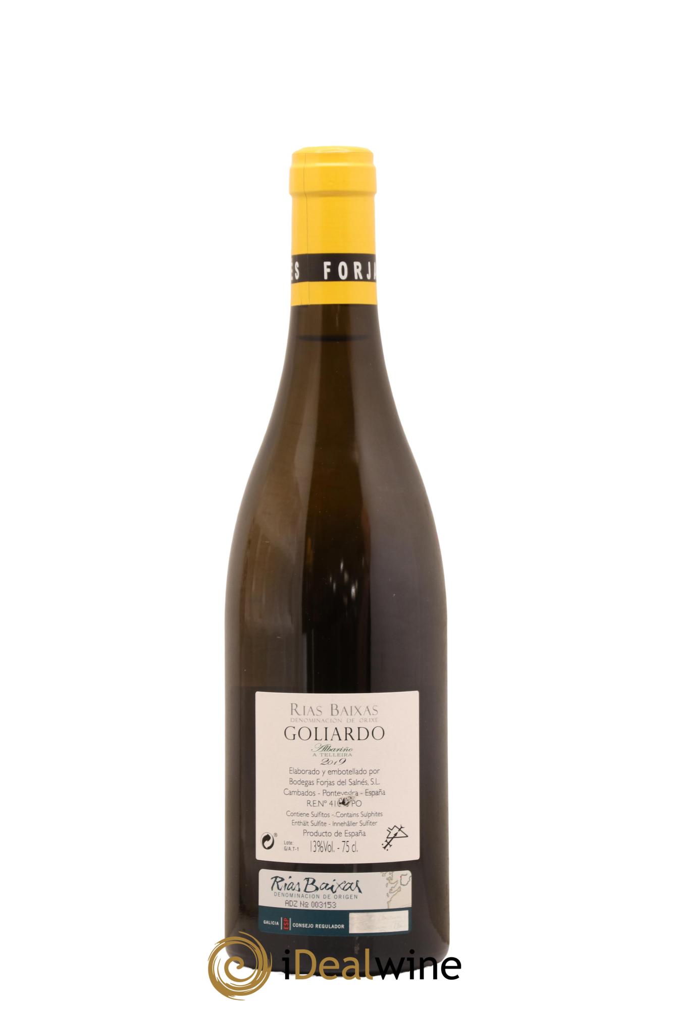 Rias Baixas Goliardo A Telleira Forjas Del Salnes 2019 - Lot de 1 bouteille - 1