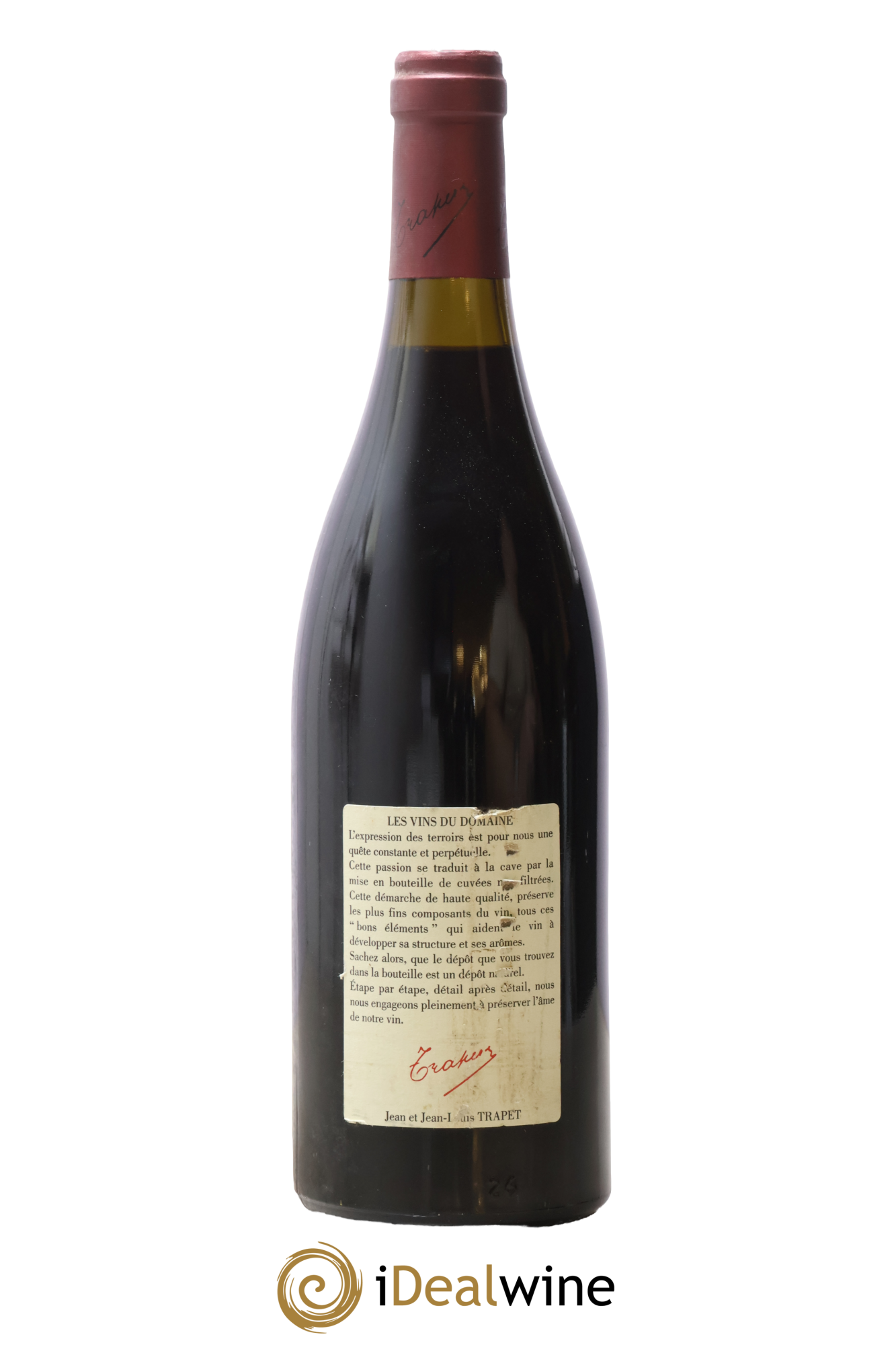 Chambertin Grand Cru Domaine Trapet 2004 - Lot de 1 bouteille - 1