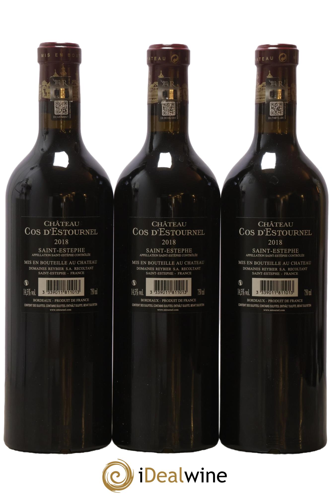 Cos d'Estournel 2ème Grand Cru Classé 2018 - Lot de 6 bouteilles - 2