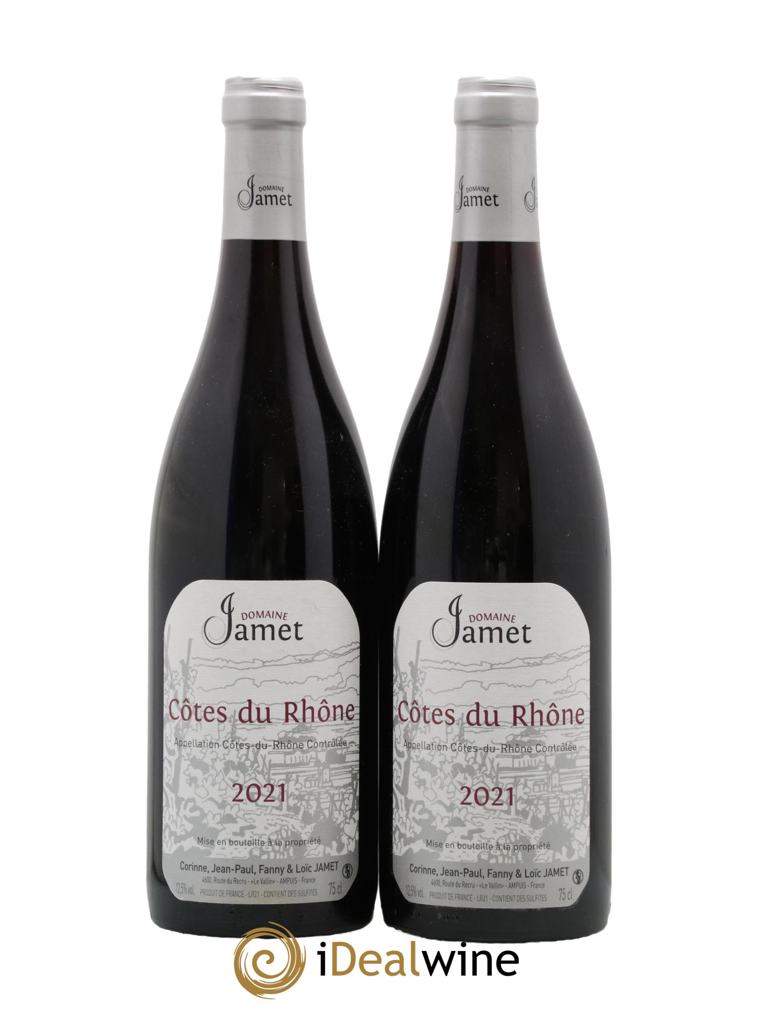 Côtes-du-Rhône Jamet (Domaine) 2021 - Lotto di 2 bottiglie - 0