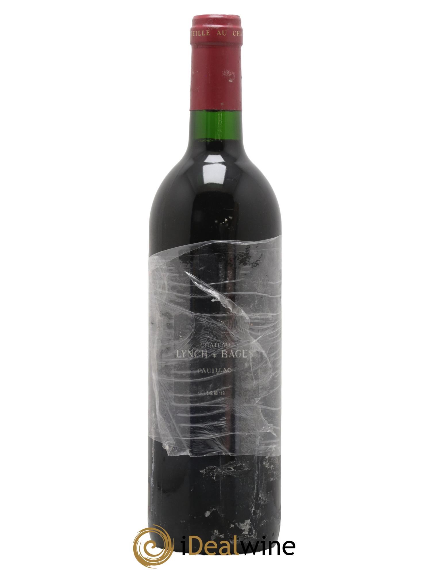 Château Lynch Bages 5ème Grand Cru Classé 1990 - Lot de 1 bouteille - 1