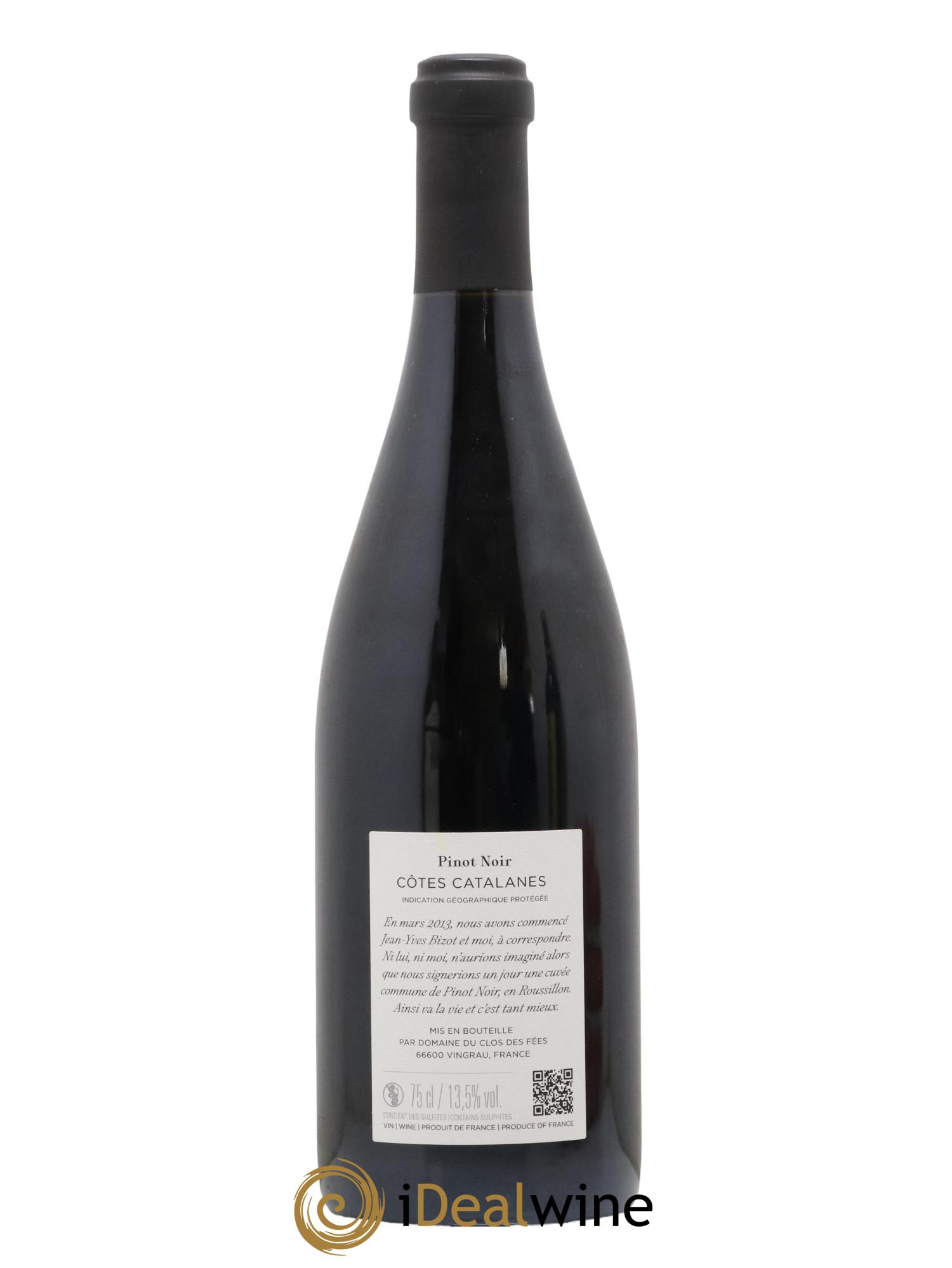 Côtes Catalanes Clos des Fées 100 Phrases pour éventails Hervé Bizeul 2022 - Lot de 1 bouteille - 1