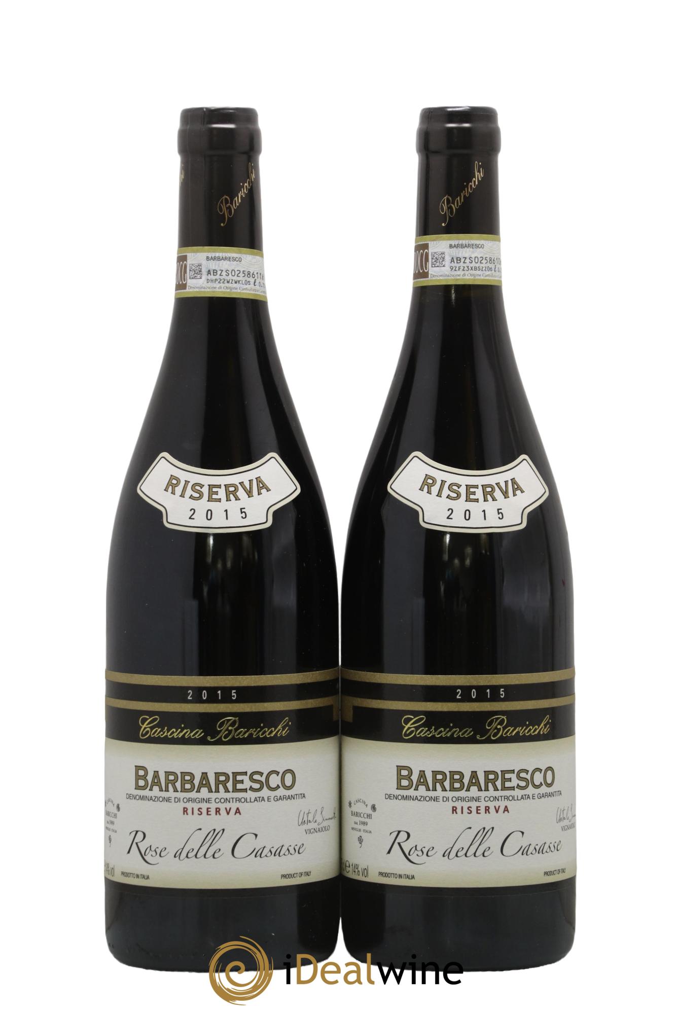 Barbaresco DOCG Riserva Rose Delle Casasse Cascina Baricchi 2015 - Lotto di 2 bottiglie - 0