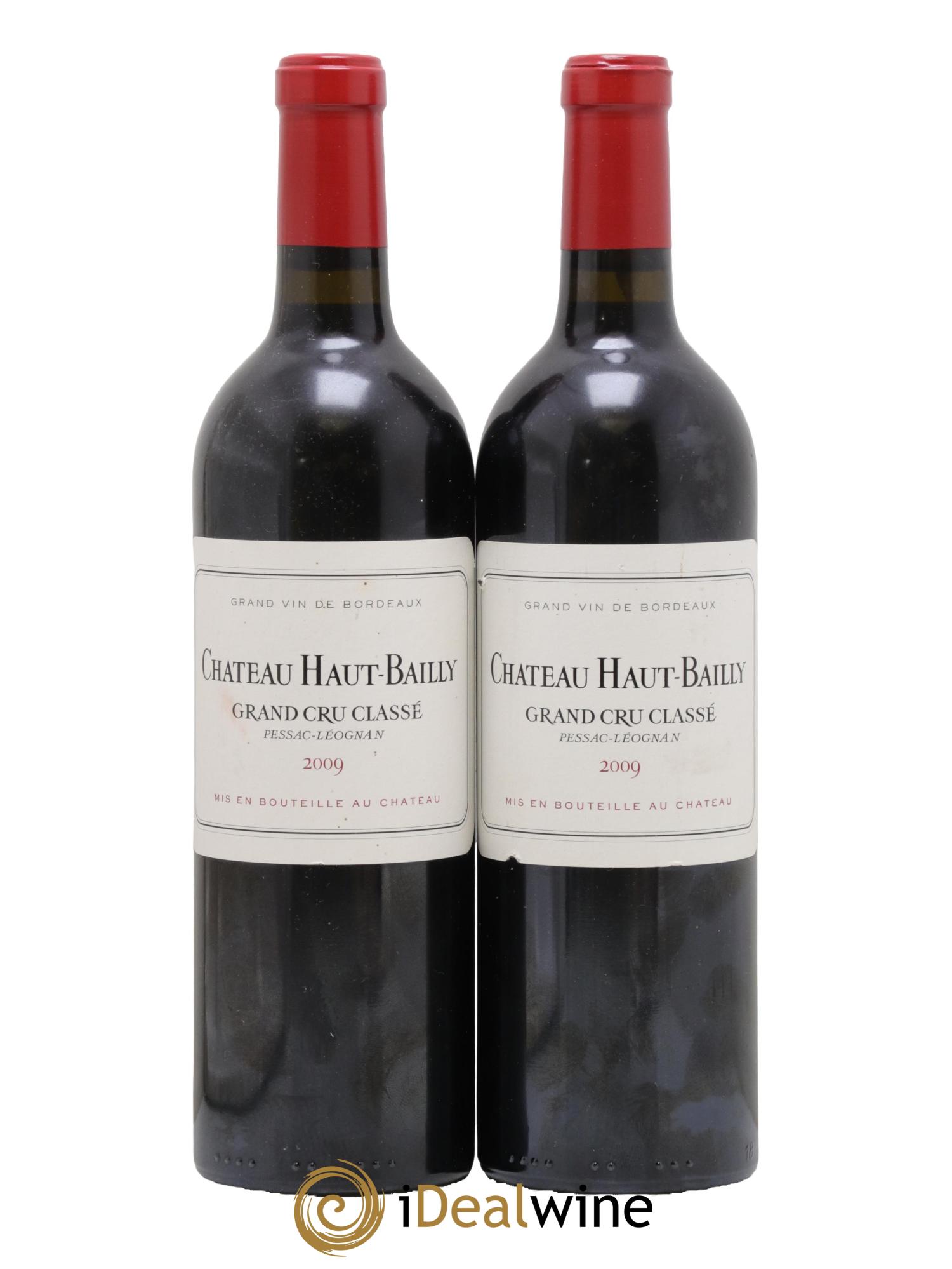 Château Haut-Bailly Cru Classé de Graves 2009 - Lot of 2 bottles - 0