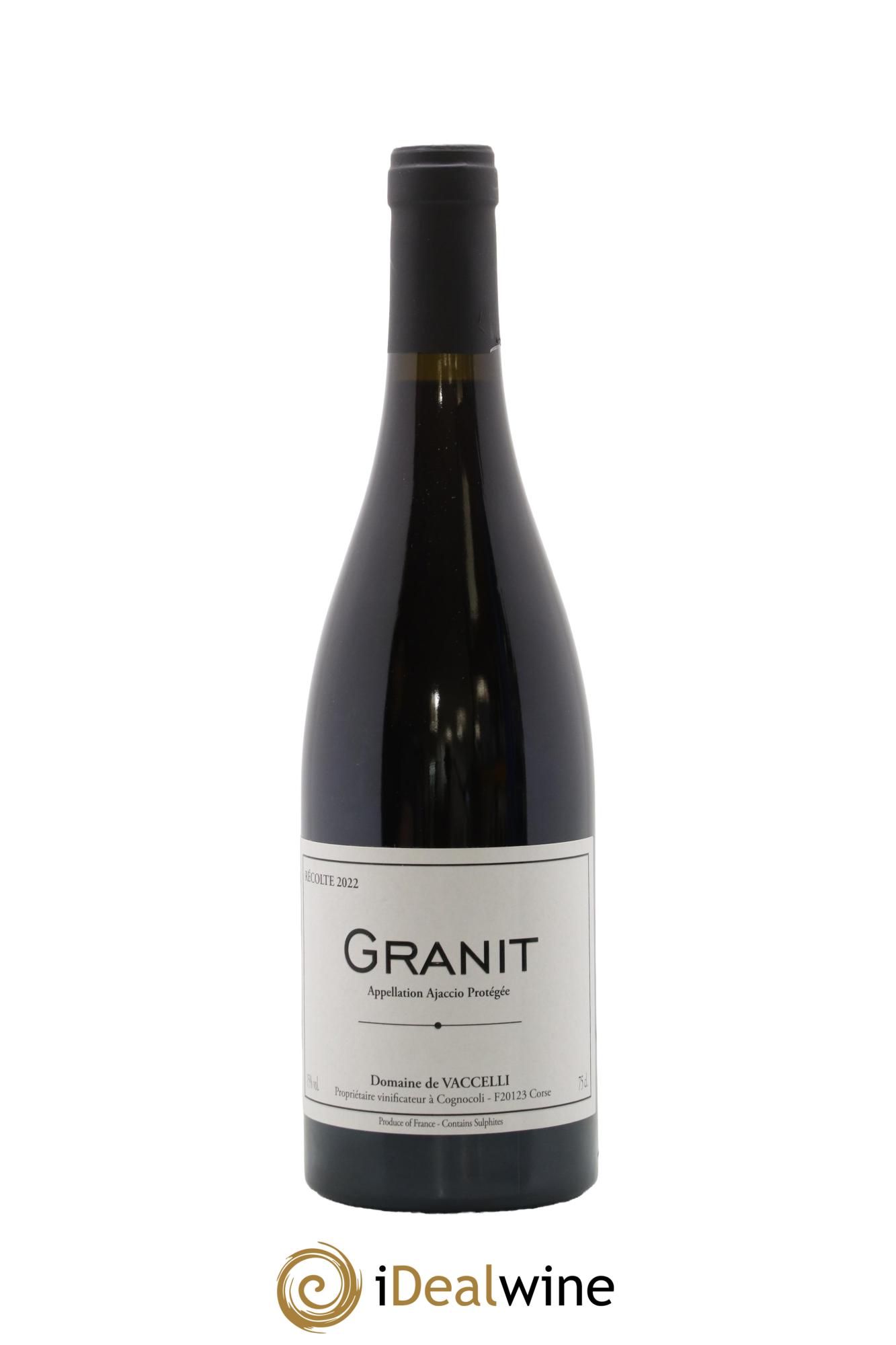 Ajaccio Granit Vaccelli 2022 - Posten von 1 Flasche - 0