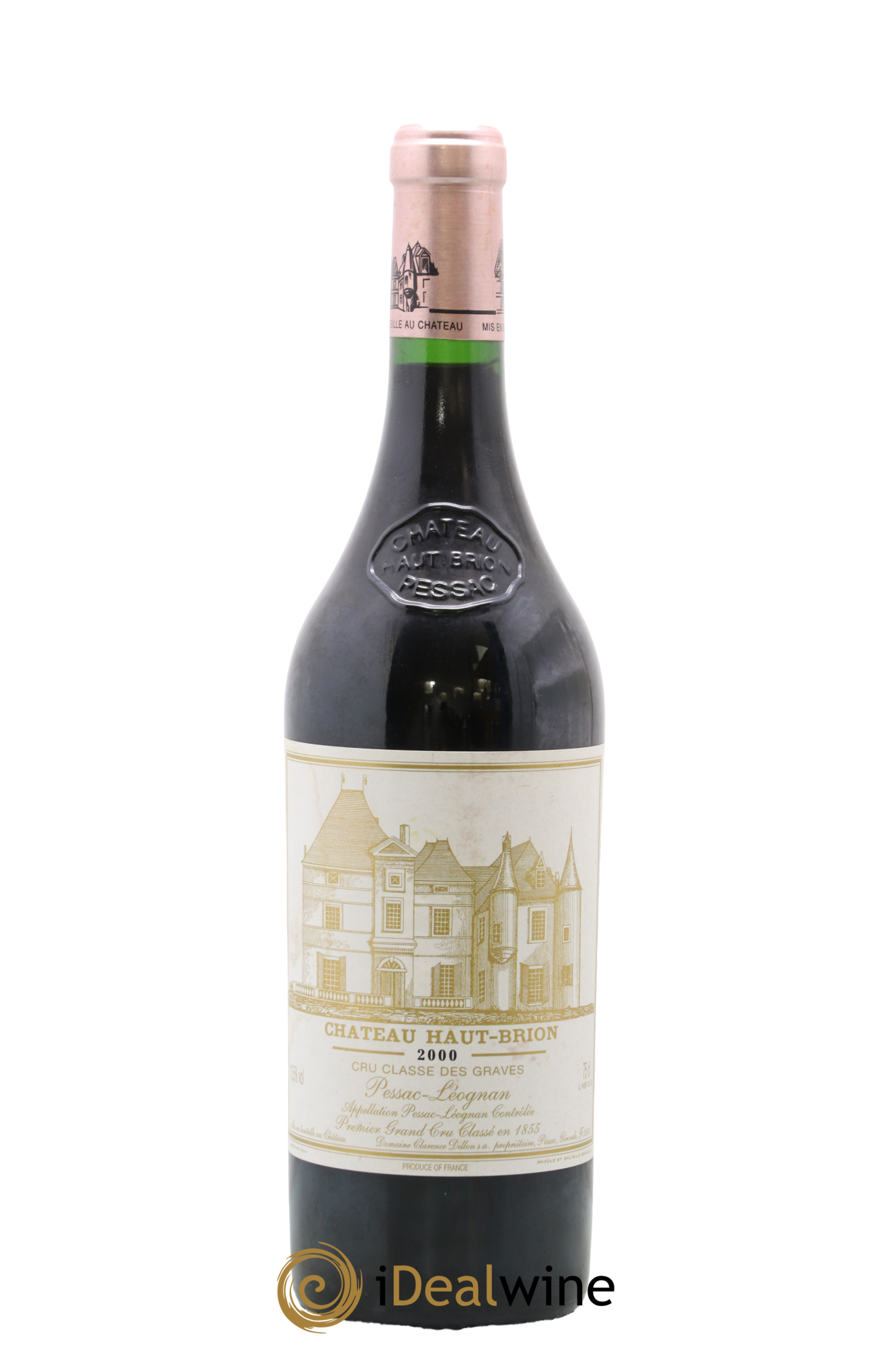Château Haut Brion 1er Grand Cru Classé 2000 - Lot de 1 bouteille - 0