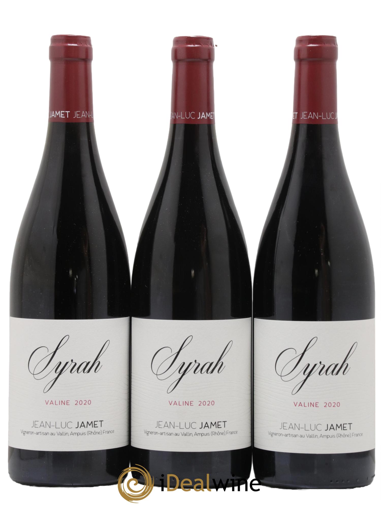 Collines Rhodaniennes Valine Domaine Jean Luc Jamet 2020 - Lot de 3 bouteilles - 0