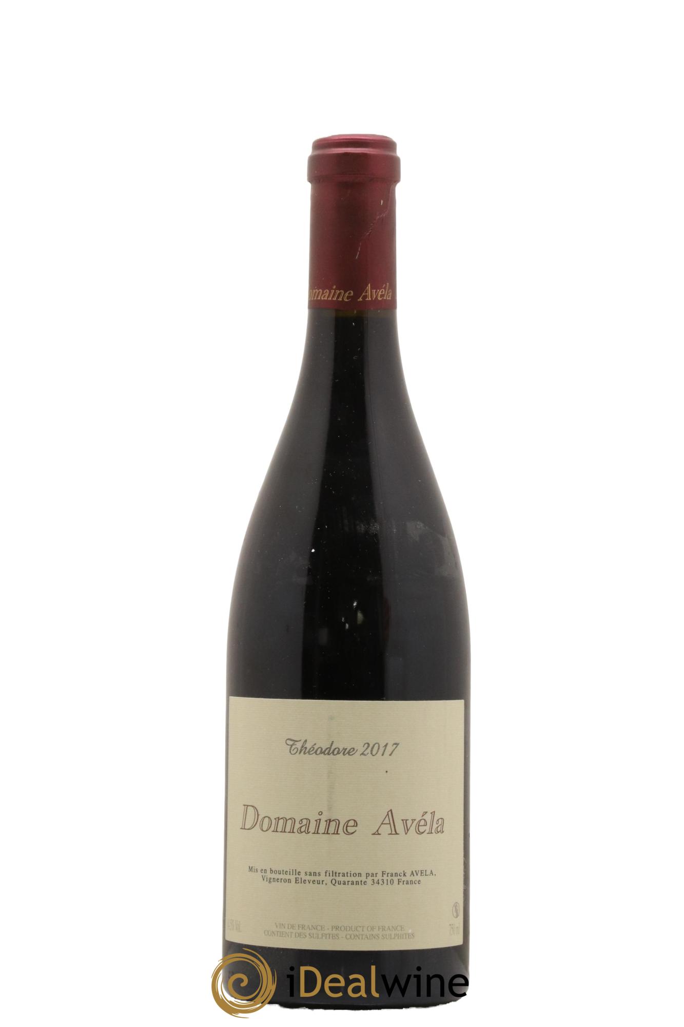 Vin de France Théodore Avéla 2017 - Lot de 1 bouteille - 0
