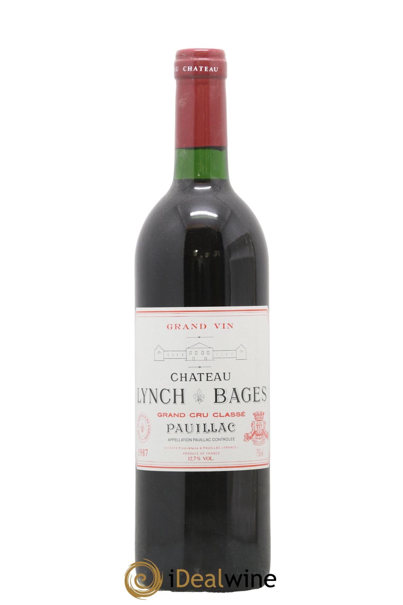 Château Lynch Bages 5ème Grand Cru Classé 1987 - Lot of 1 bottle - 0