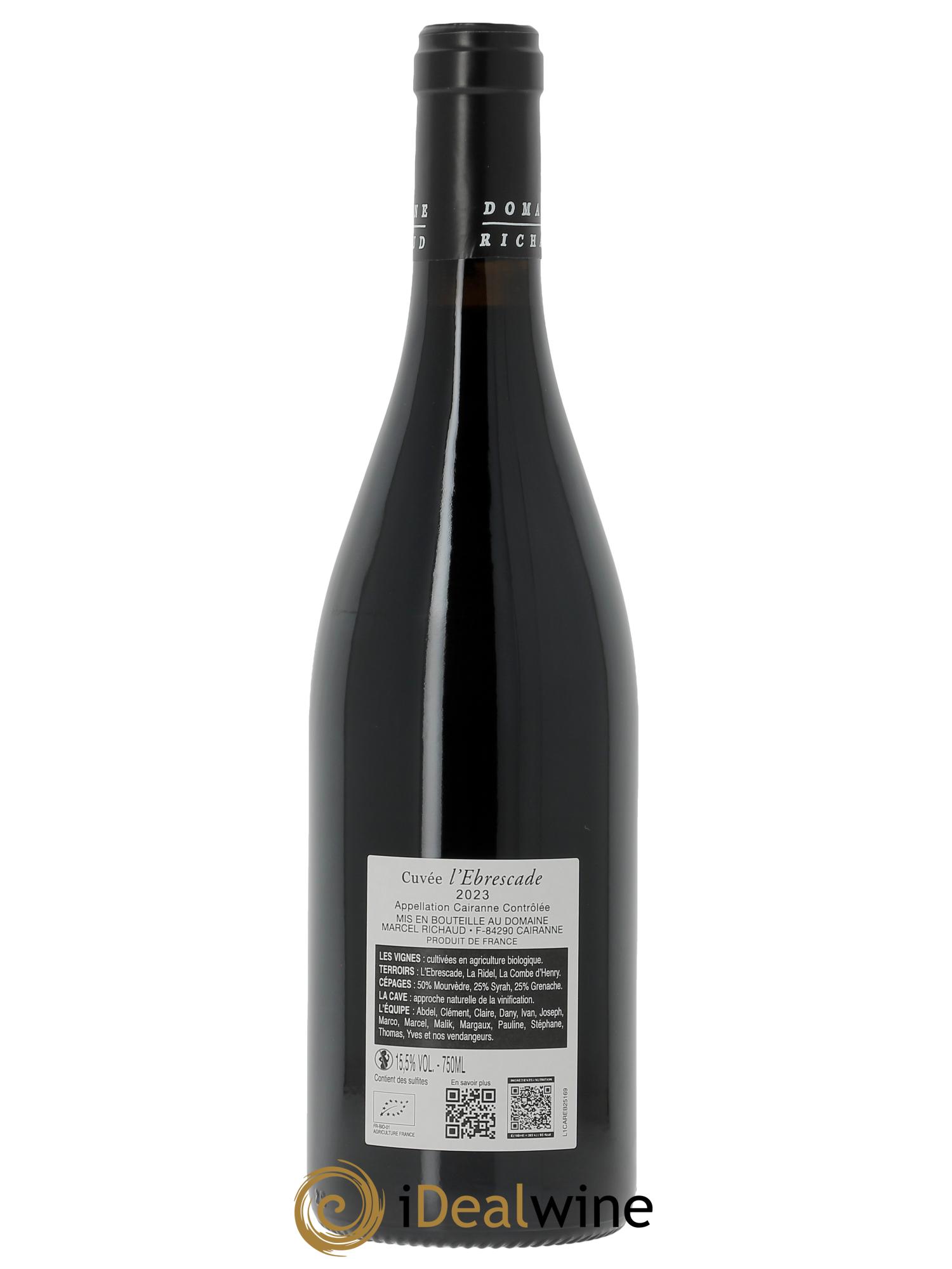 Cairanne Ebrescade Marcel Richaud 2023 - Posten von 1 Flasche - 1