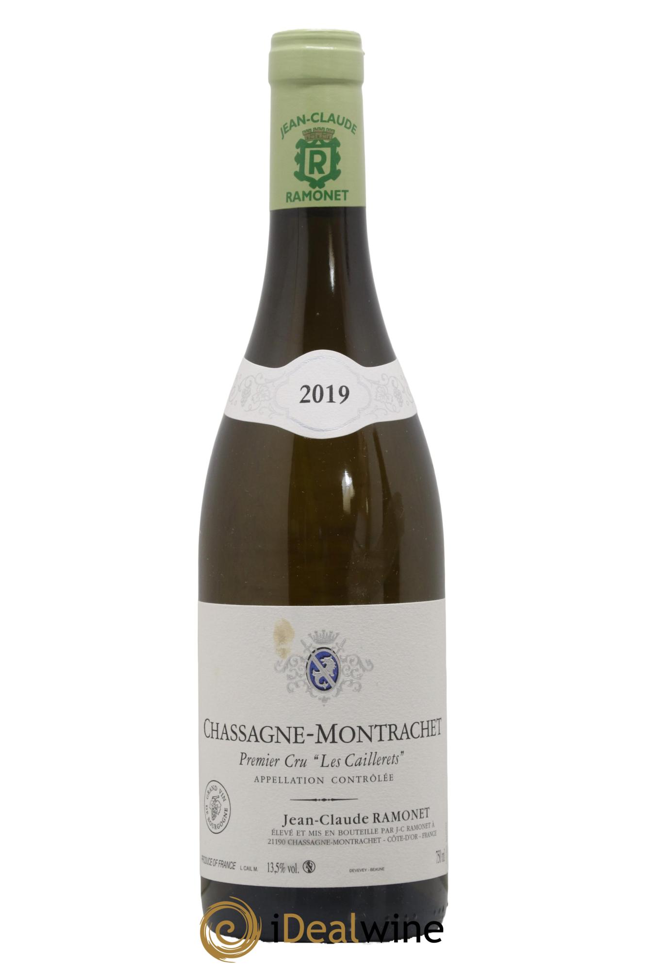 Chassagne-Montrachet 1er Cru Les Caillerets Ramonet (Domaine) 2019 - Lot de 1 bouteille - 0