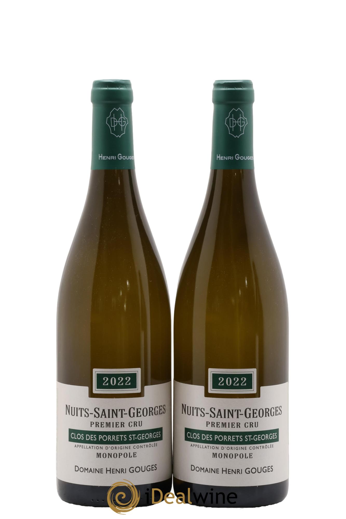 Nuits-Saint-Georges 1er Cru Clos des Porrets Saint-Georges Henri Gouges 2022 - Lote de 2 botellas - 0