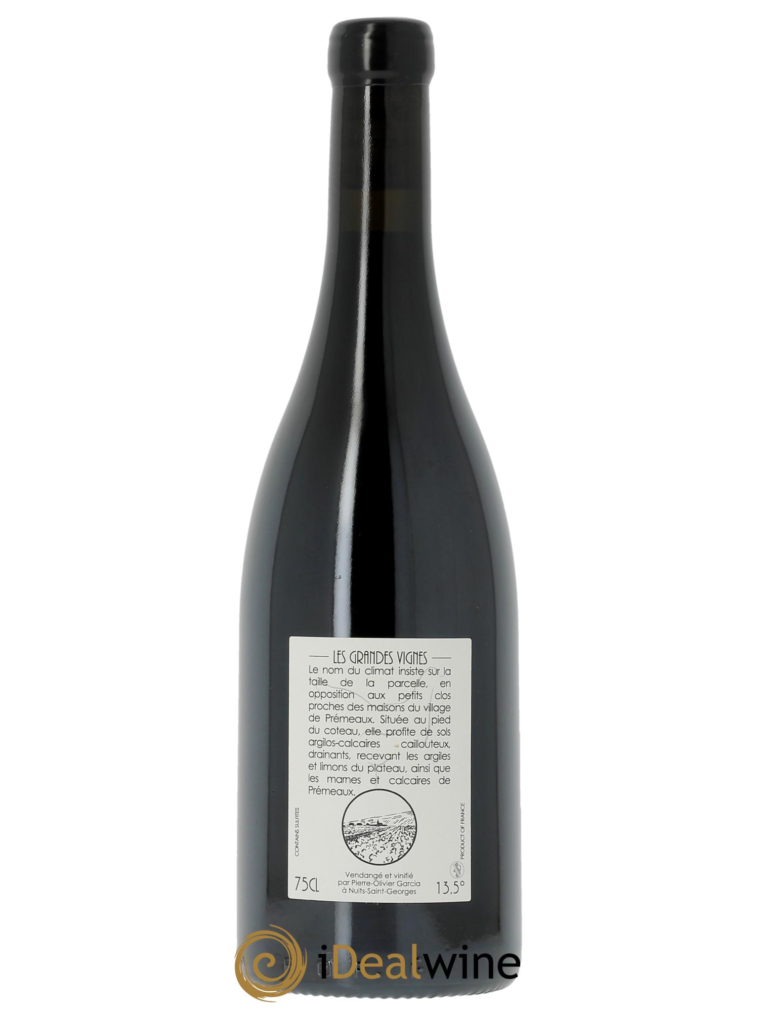 Nuits-Saint-Georges Les Grandes Vignes Pierre Olivier Garcia 2022 - Lot de 1 bouteille - 1