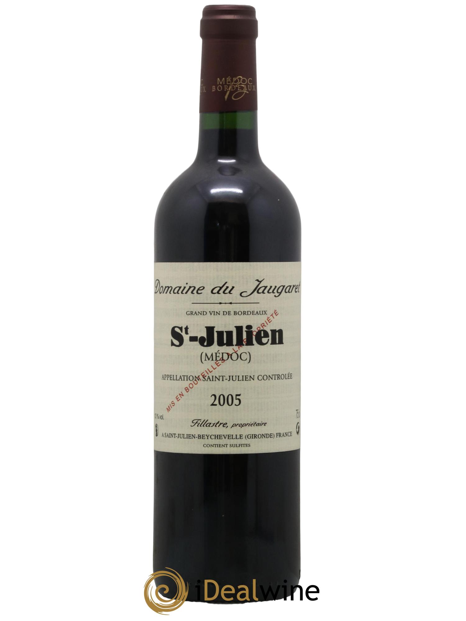 Domaine du Jaugaret 2005 - Lot de 1 bouteille - 0