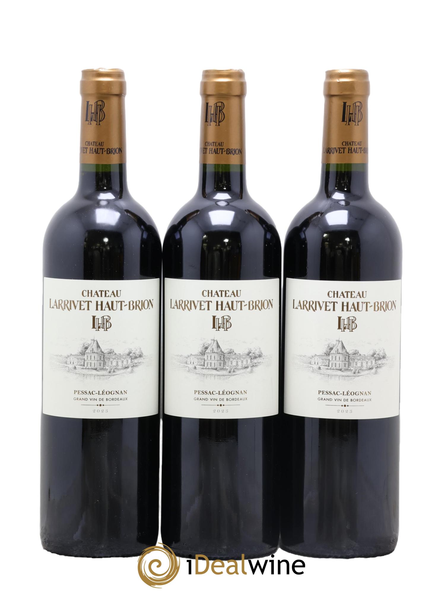 Château Larrivet Haut-Brion 2023 - Lot de 3 bouteilles - 0