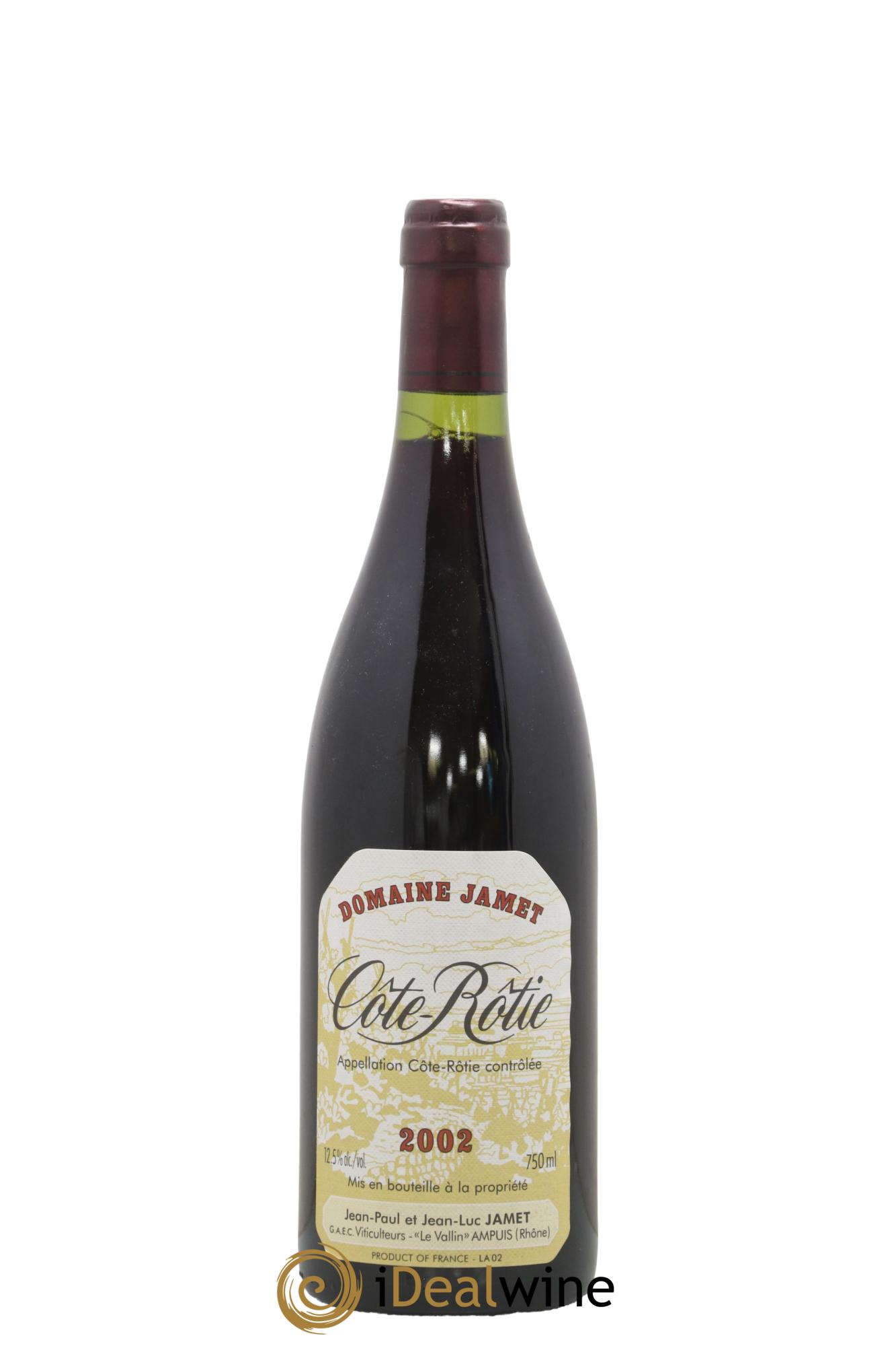 Côte-Rôtie Jamet (Domaine) 2002 - Lot de 1 bouteille - 0