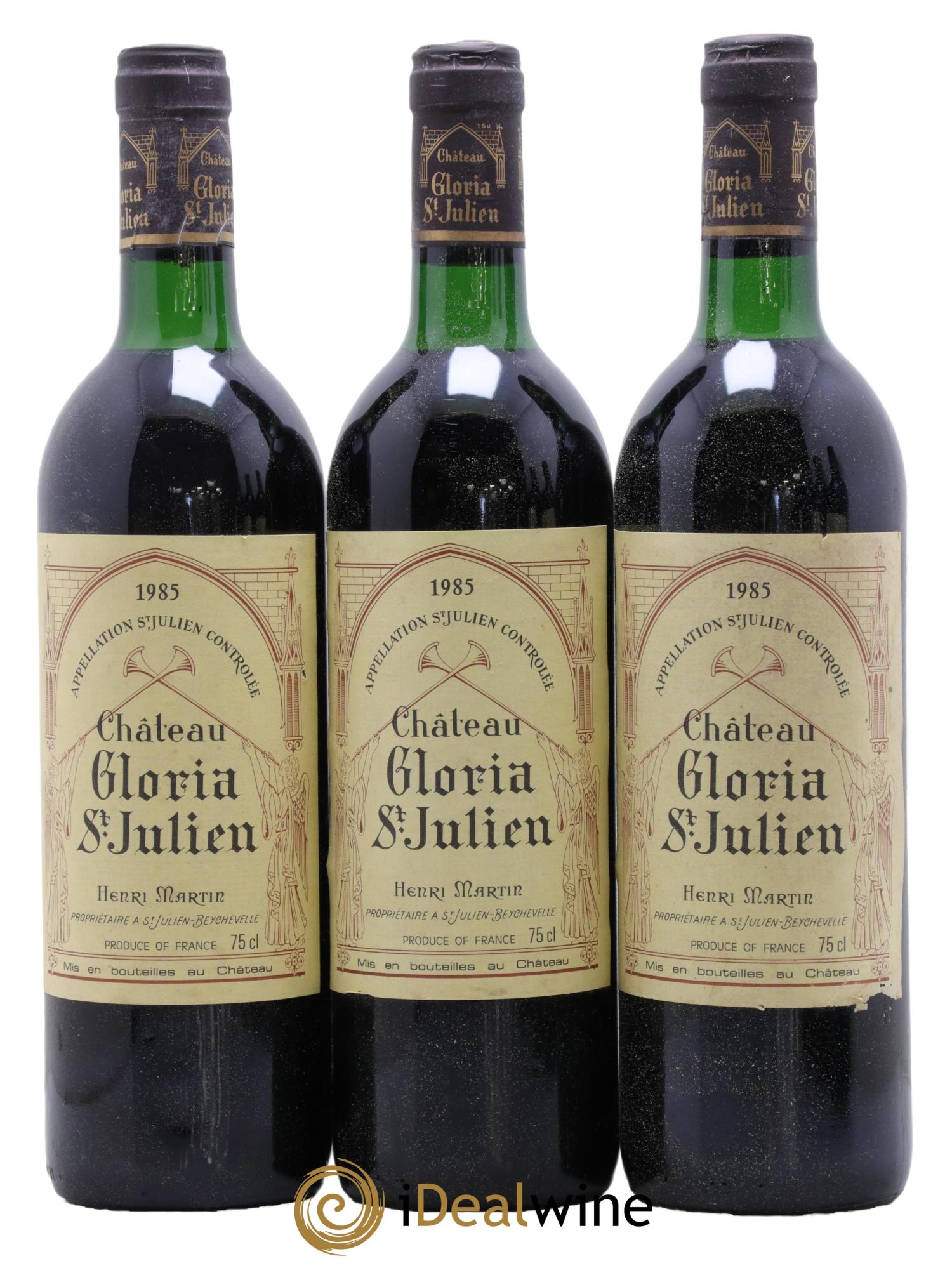 Château Gloria 1985 - Posten von 3 Flaschen - 0