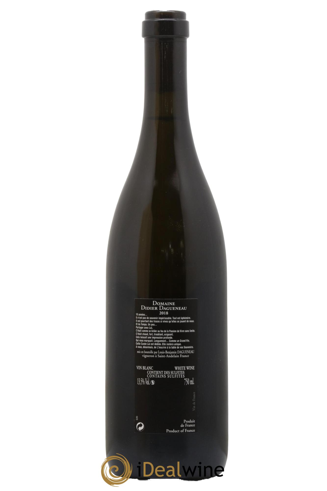 Vin de France Memento Mori Dagueneau  2018 - Lot de 1 bouteille - 2