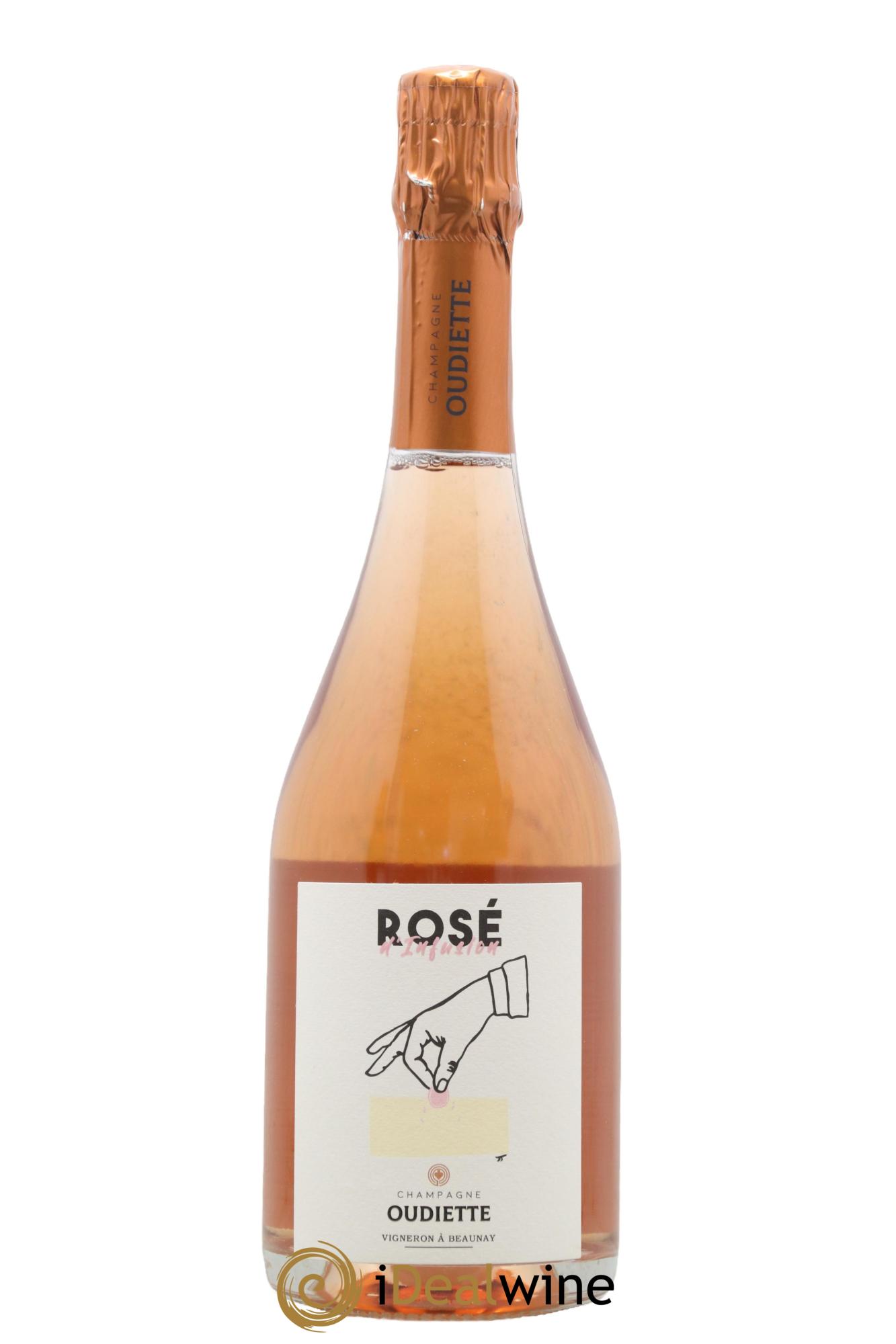 Champagne Rose d'Infusion Oudiette 2018 - Lot de 1 bouteille - 0