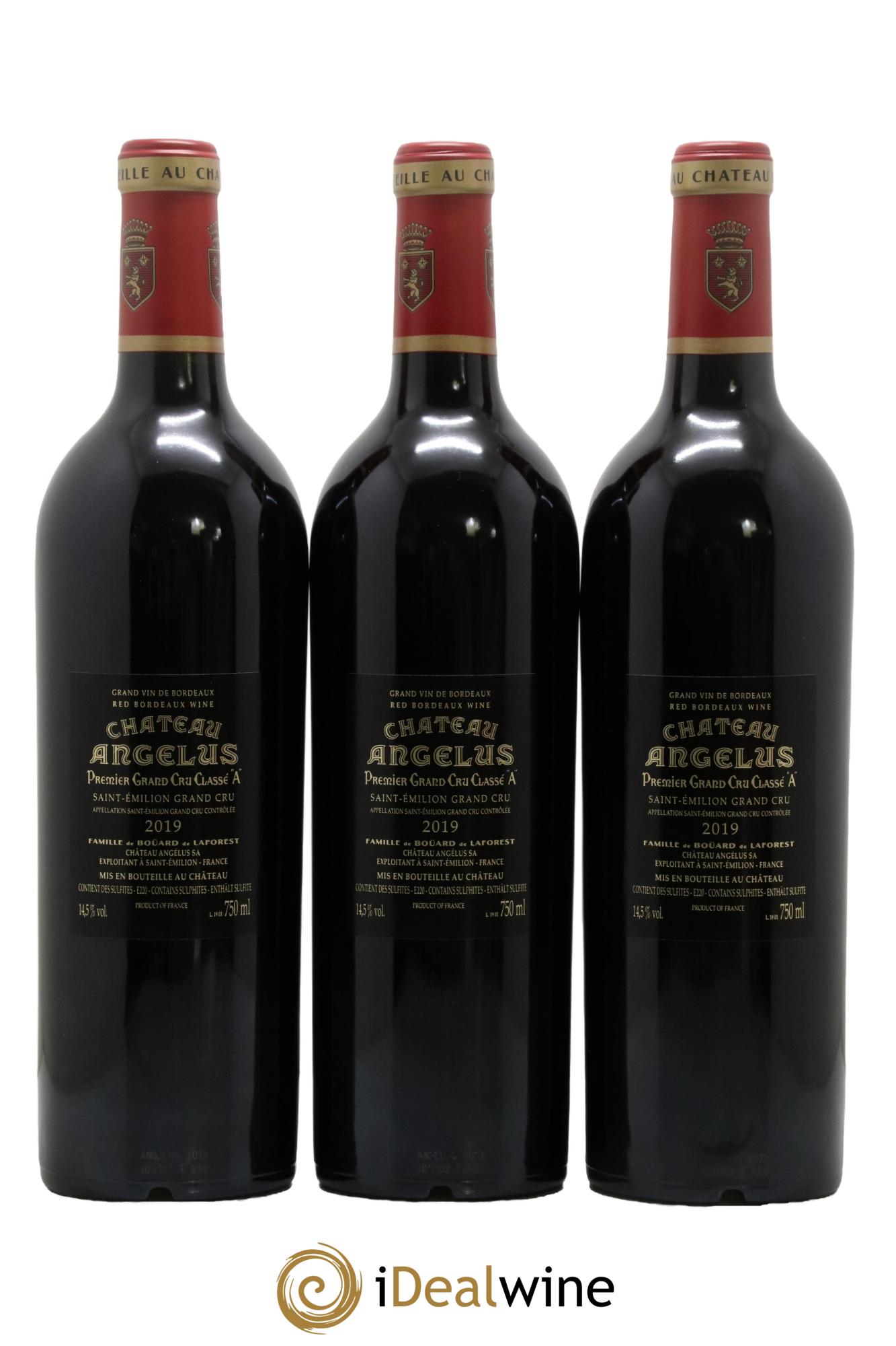 Château Angélus 1er Grand Cru Classé A 2019 - Lot of 6 bottles - 4