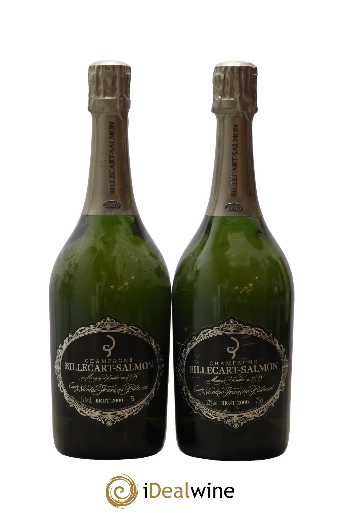 Brut Nicolas François Billecart Billecart-Salmon 2000 - Posten von 2 Flaschen - 0