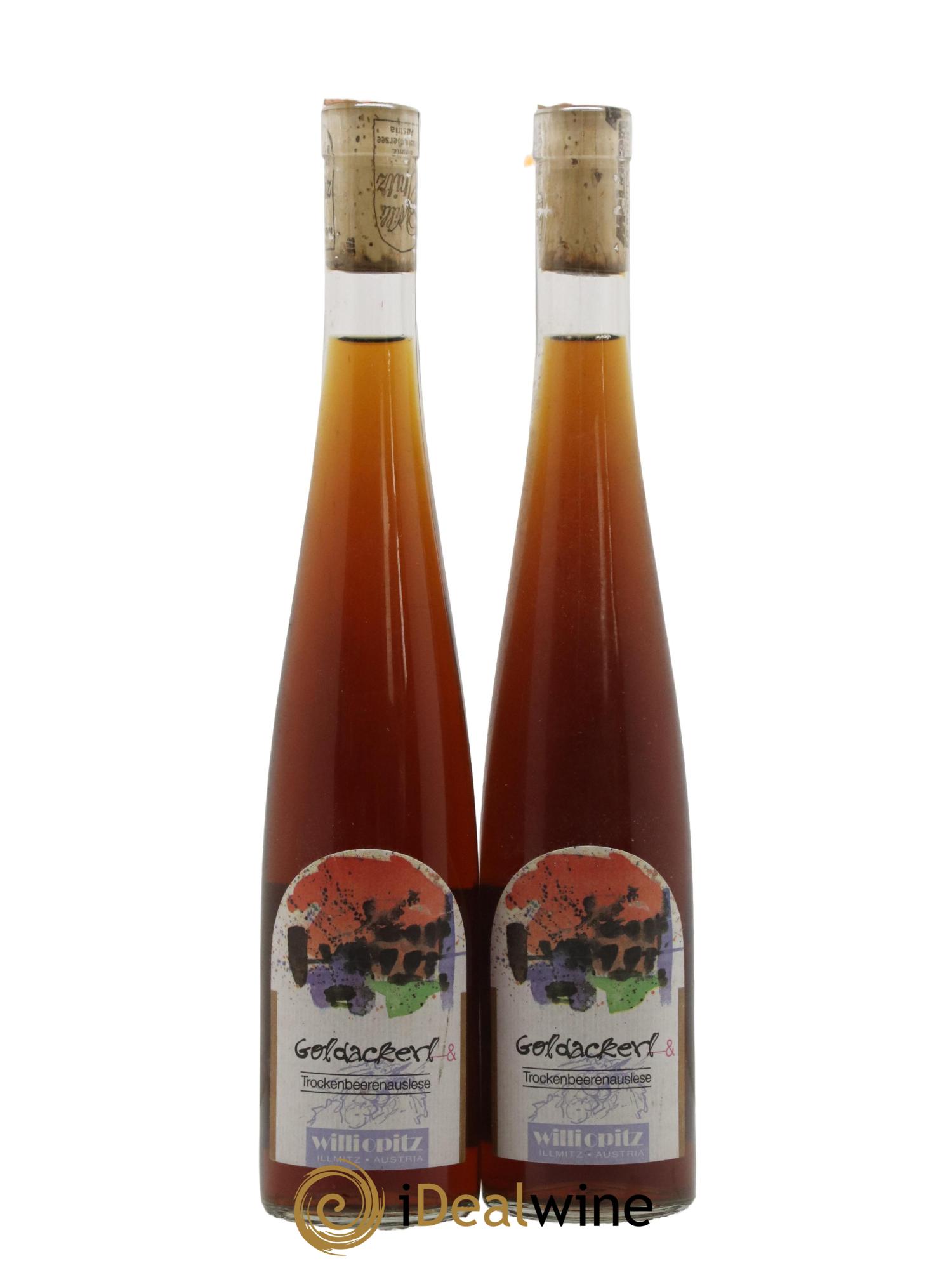 Autriche Goldackerl Trockenbeerenauslese Neusiedlersee Willi Opitz 1995 - Posten von 2 Demi-Flaschen - 0
