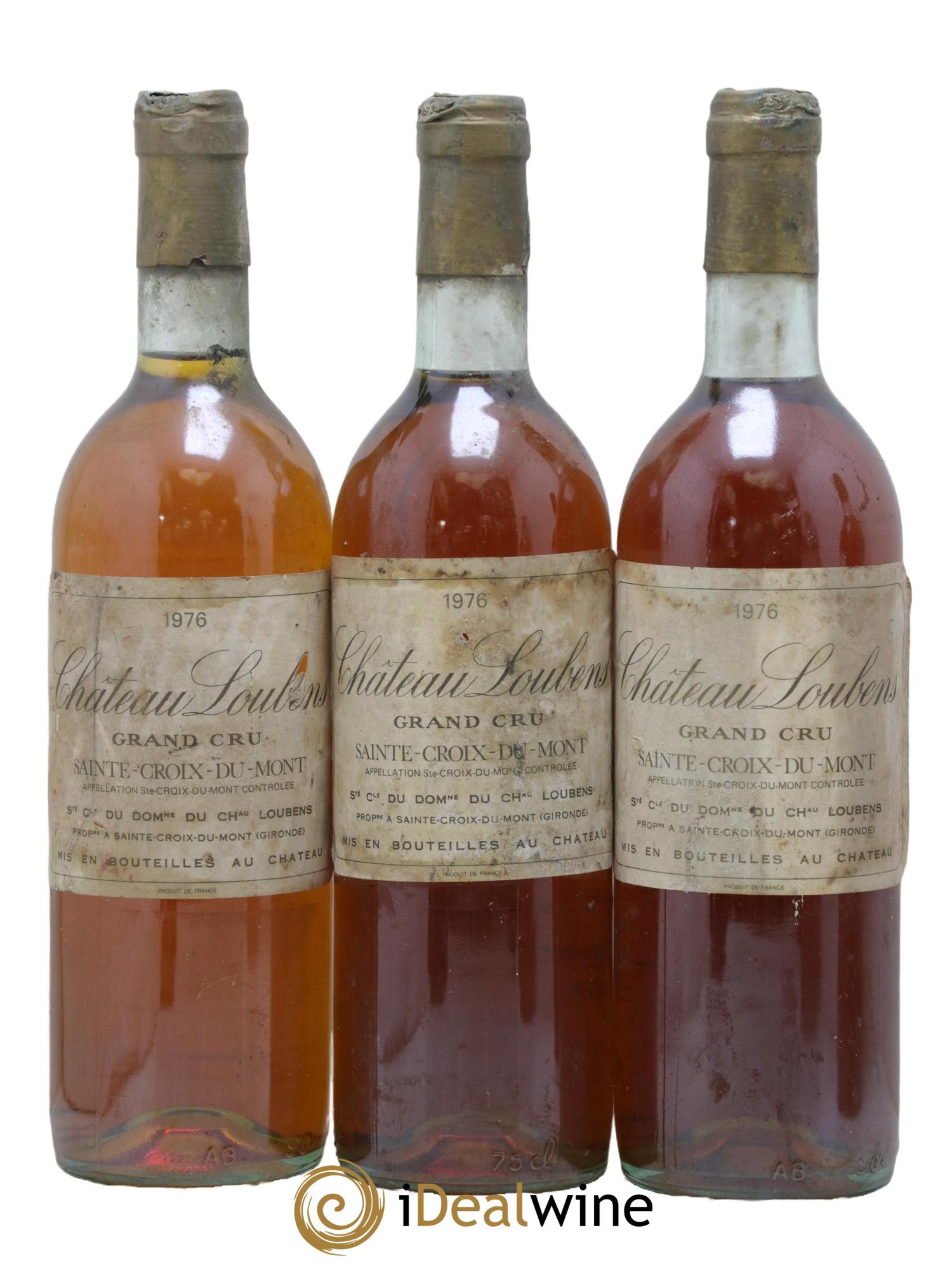 Château Loubens 1976 - Lotto di 3 bottiglie - 0