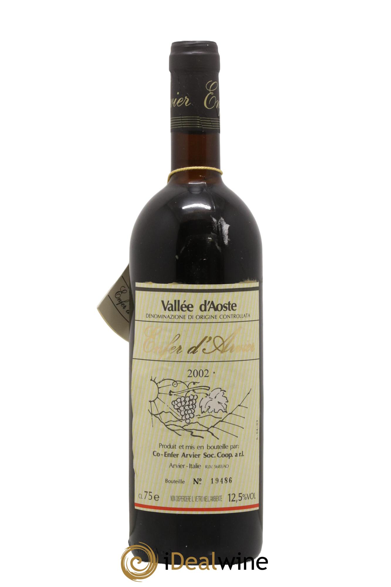 Italie Enfer D Arvier Vallee D Aoste 2002 - Lot de 1 bouteille - 0